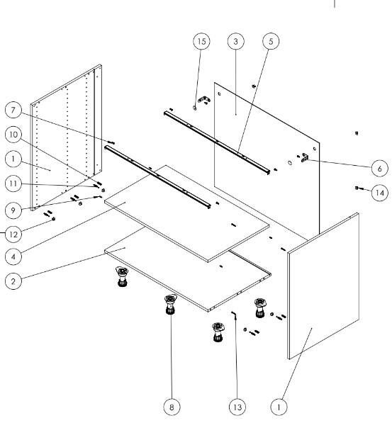 Caisson bas de cuisine DELINIA ID blanc H.76.8 x l.90 x P.58 cm - 12