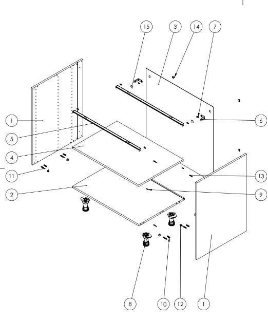 Caisson bas de cuisine DELINIA ID blanc H.76.8 x l.80 x P.58 cm - 8