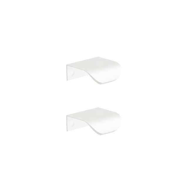 Lot de 2 poignées INSPIRE pour meubles Evo'M Oslo Blanches mat 45mm