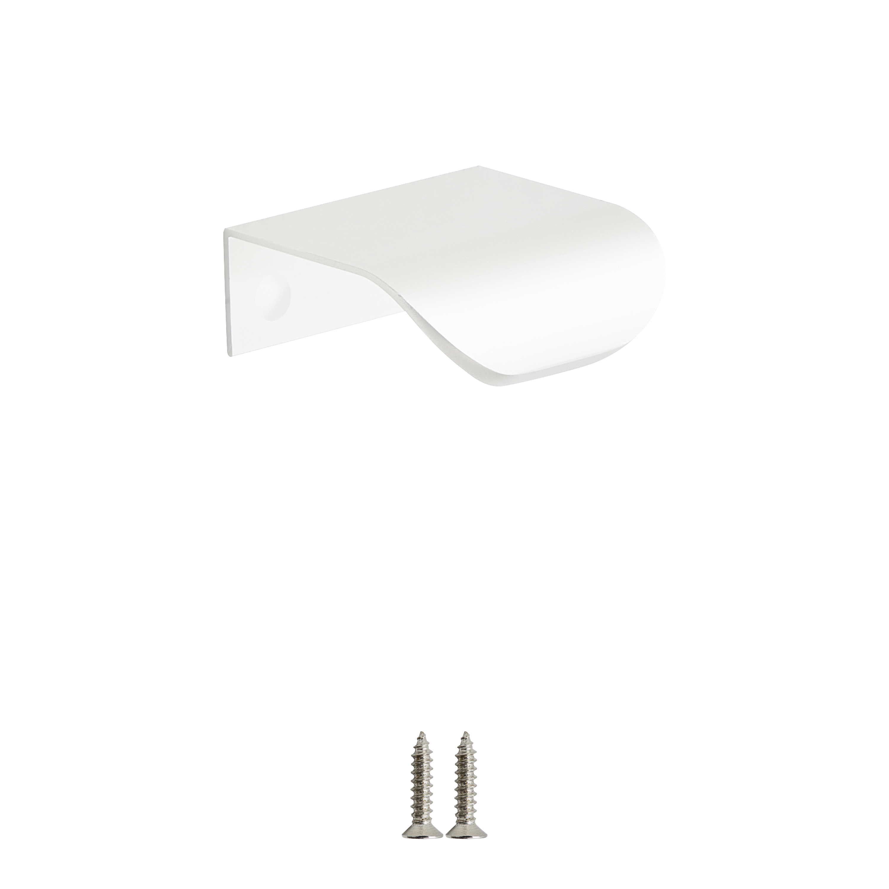 2 Puxadores branco mate 45 mm Spaceo Evo'M Oslo - 2