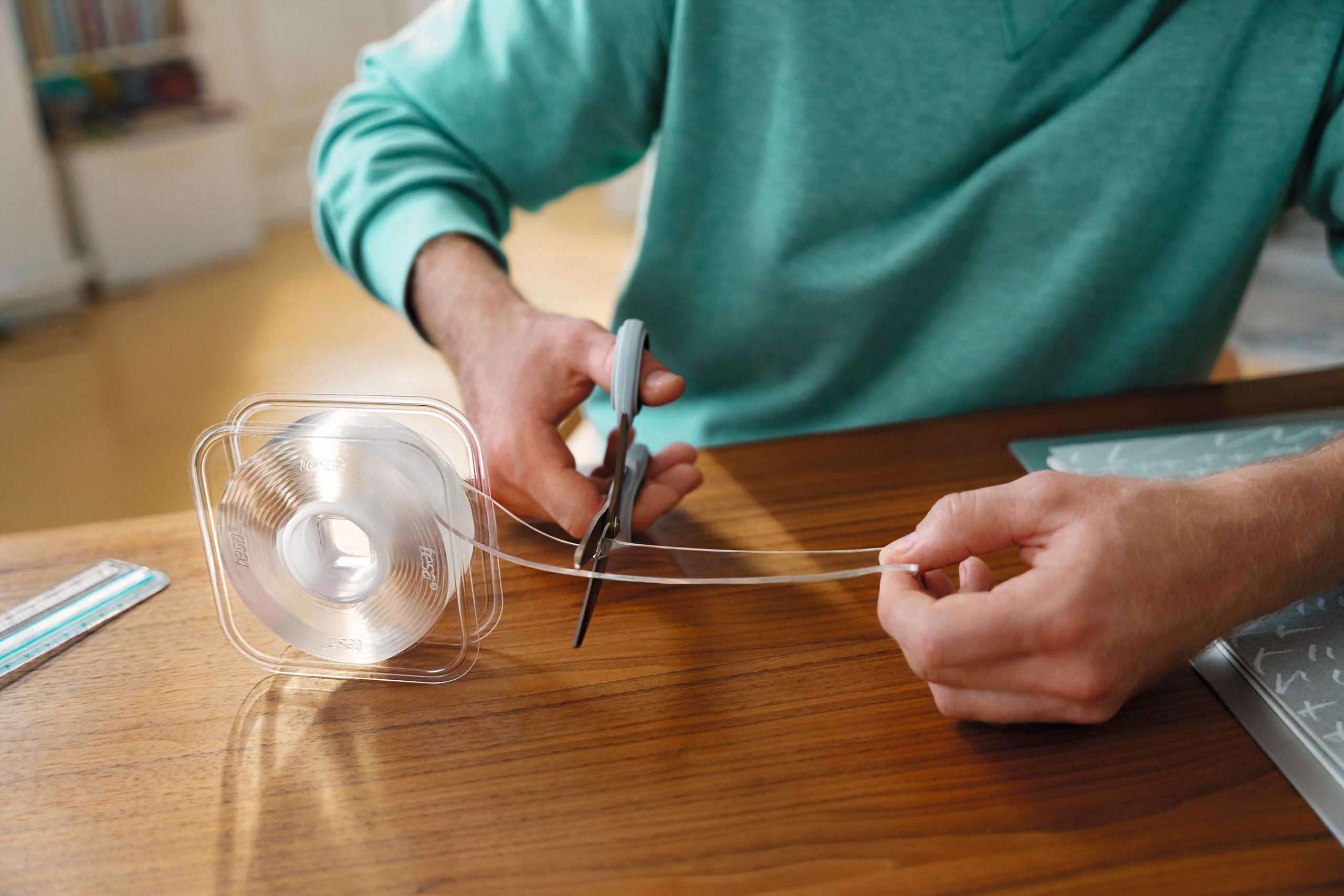 Nastro adesivo, TESA Nanopower universale Double-sided per fissaggio, resistente ai raggi uv trasparente H 30 mm x L 3 mt - 8