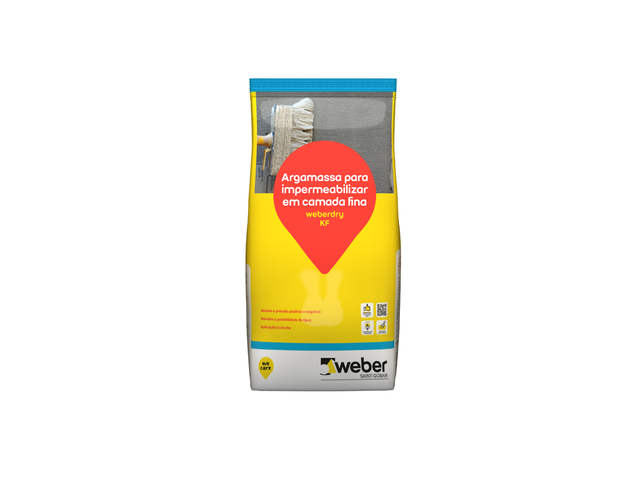 Argamassa de impermeabilização WEBERDRY KF 5KG