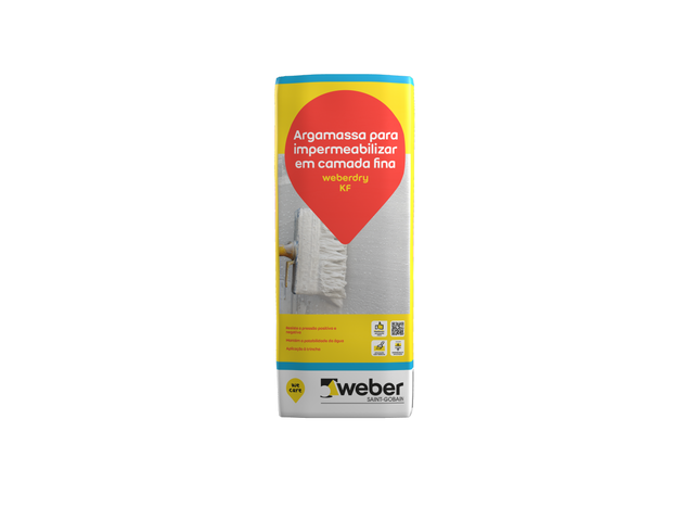 Argamassa de impermeabilização WEBERDRY KF 25KG