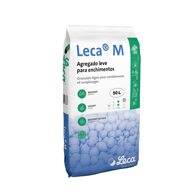 Argila expandida Leca M 4/10MM 50L