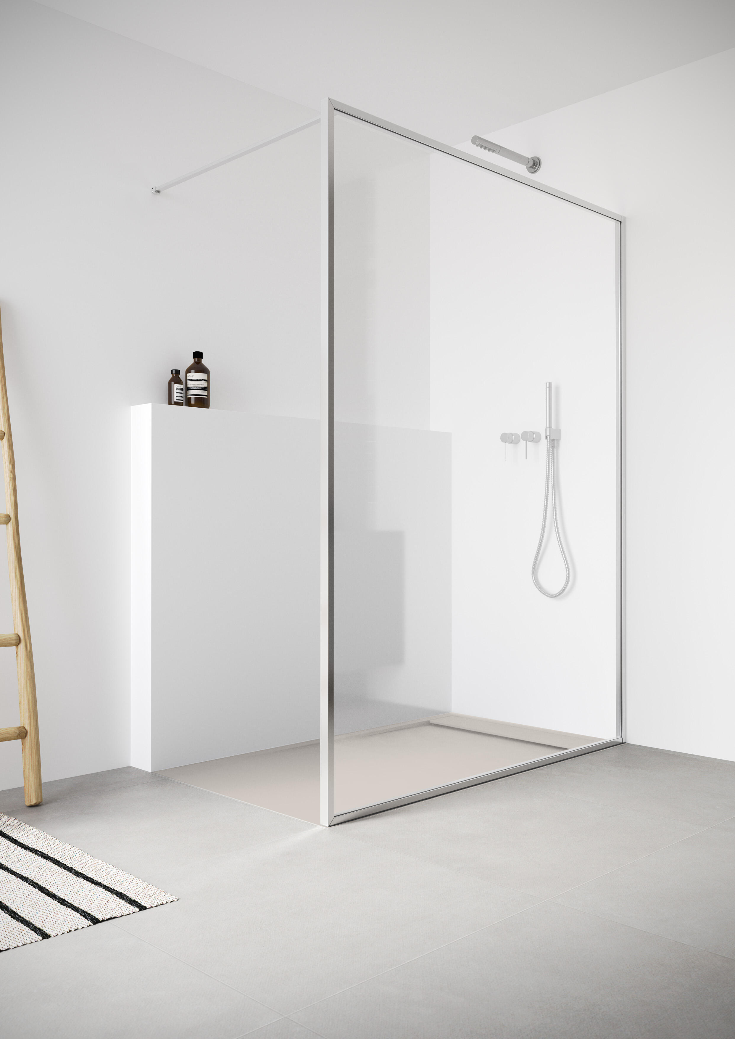 Plato de ducha hebe 210x80 cm perla