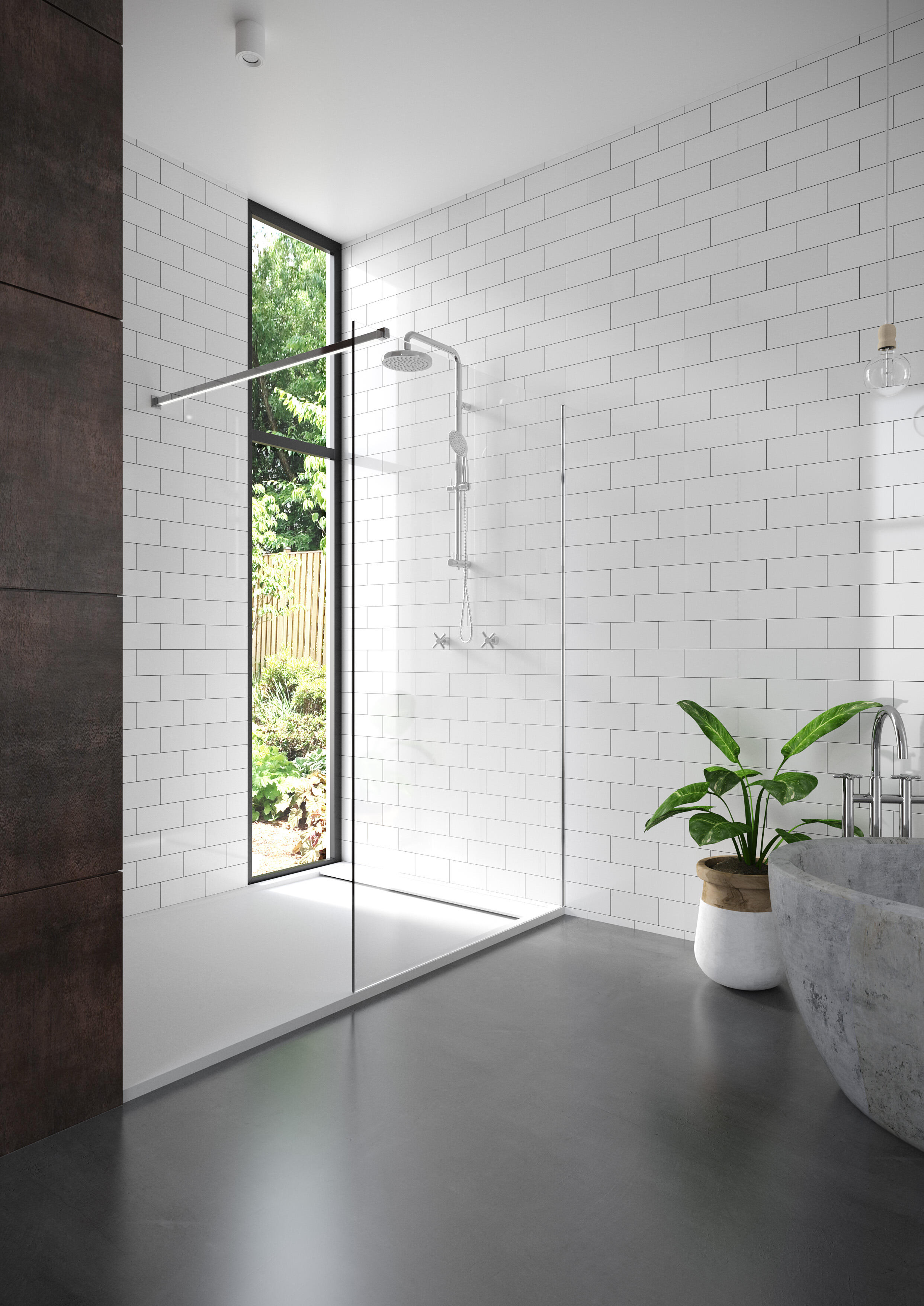Plato de ducha hebe 150x90 cm blanco