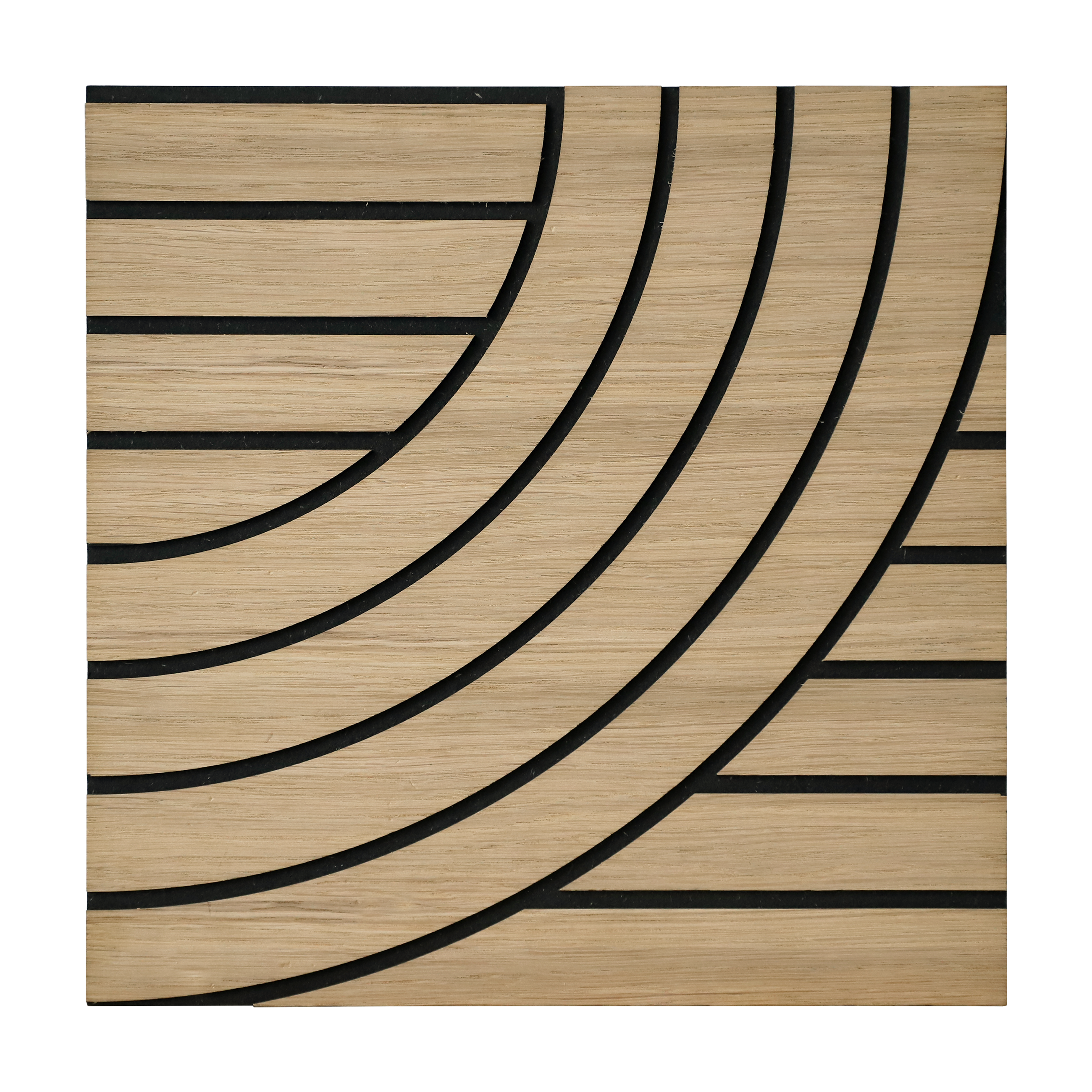 Panel ścienny MDF frezowany Arch lewy 30x30 cm