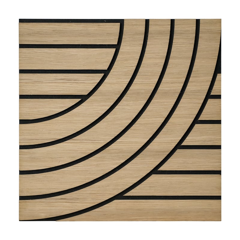 Panel ścienny MDF frezowany Arch lewy 30x30 cm