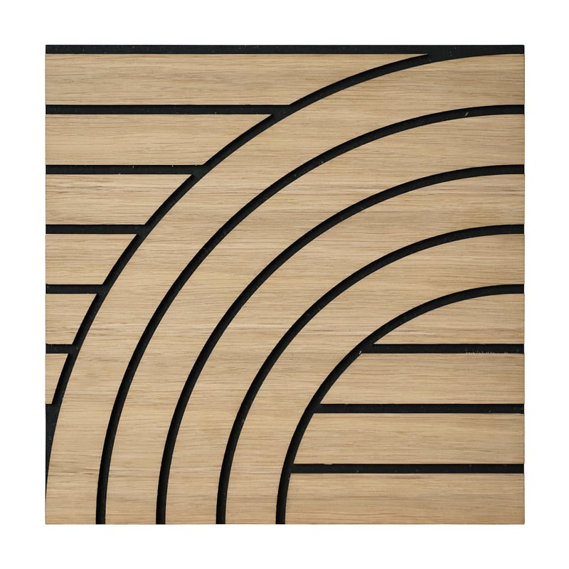 Panel ścienny MDF frezowany Arch prawy 30x30 cm