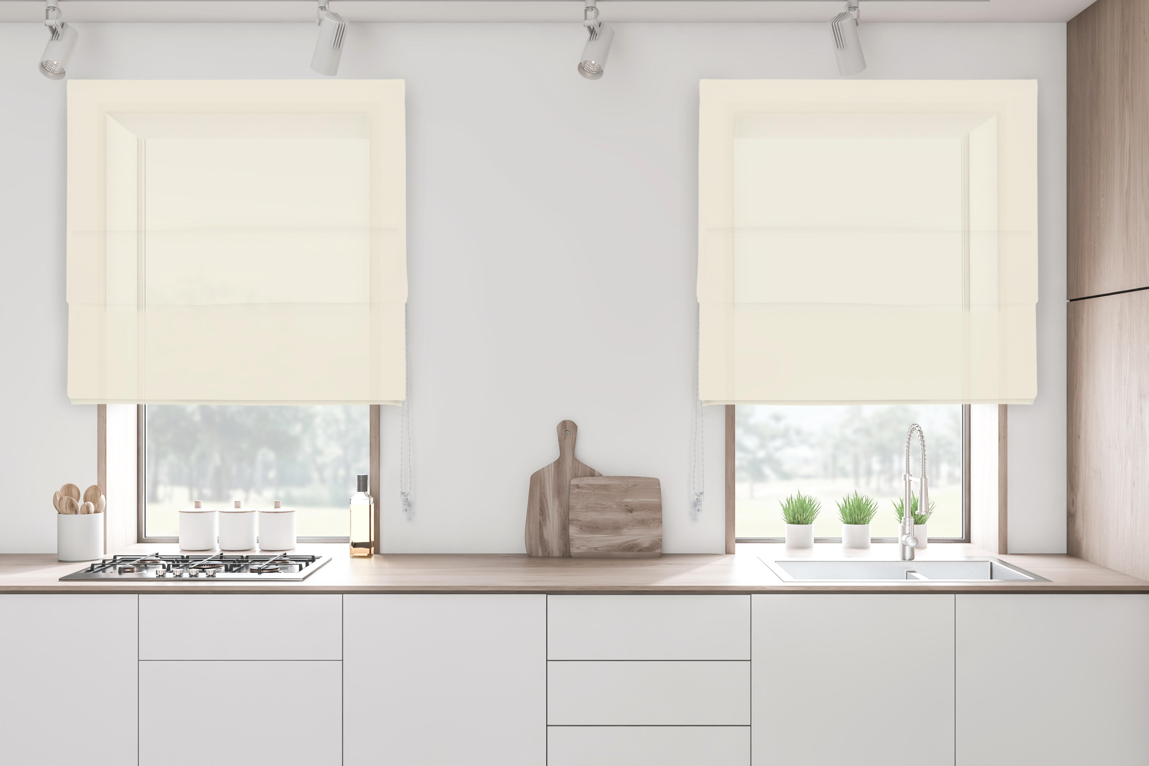 Estor plegable básico 90x175 cm beige