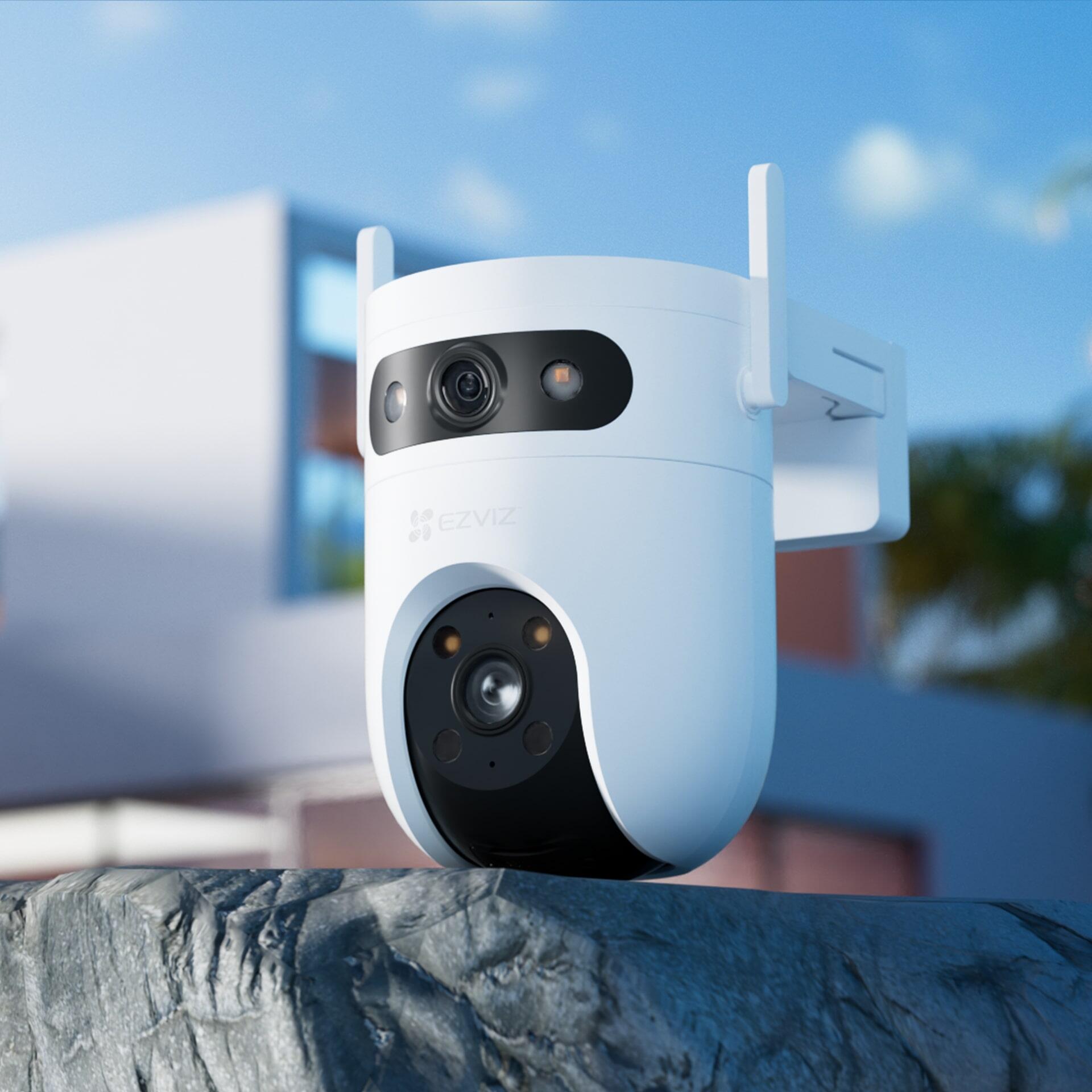Videocamera Sorveglianza Esterna Wi-Fi WIBY TV-6024H &ndash; Sensore Movimento, Visione Notturna, 1080p, Compatibile Alexa/Google