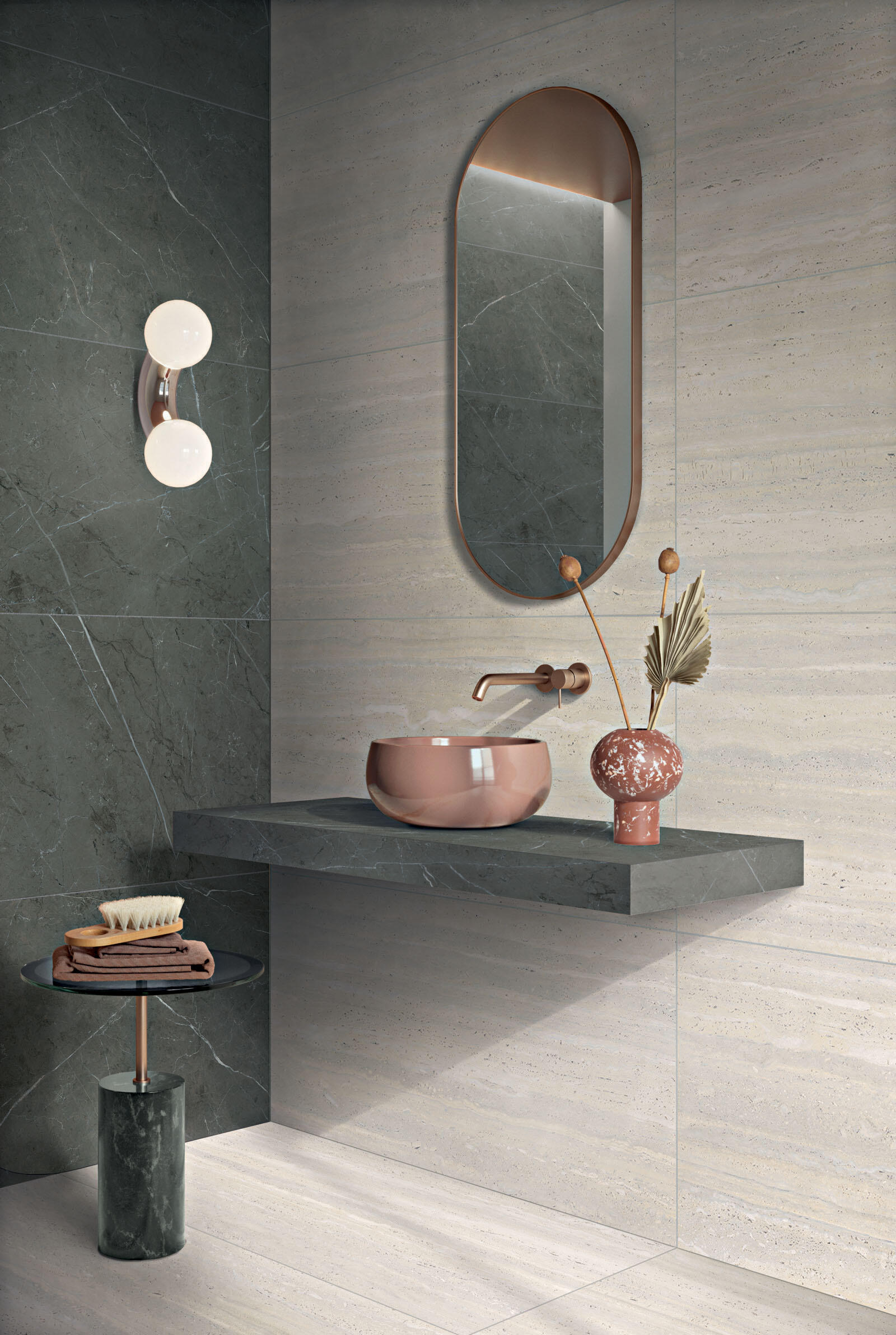 Piastrella da pavimento interno 60 x 120 cm Sp. 8.5 mm rettificato Paradiso in gres porcellanato avorio satinato traffico medio forte (pei 3/5) R10 1.44 mq - 2