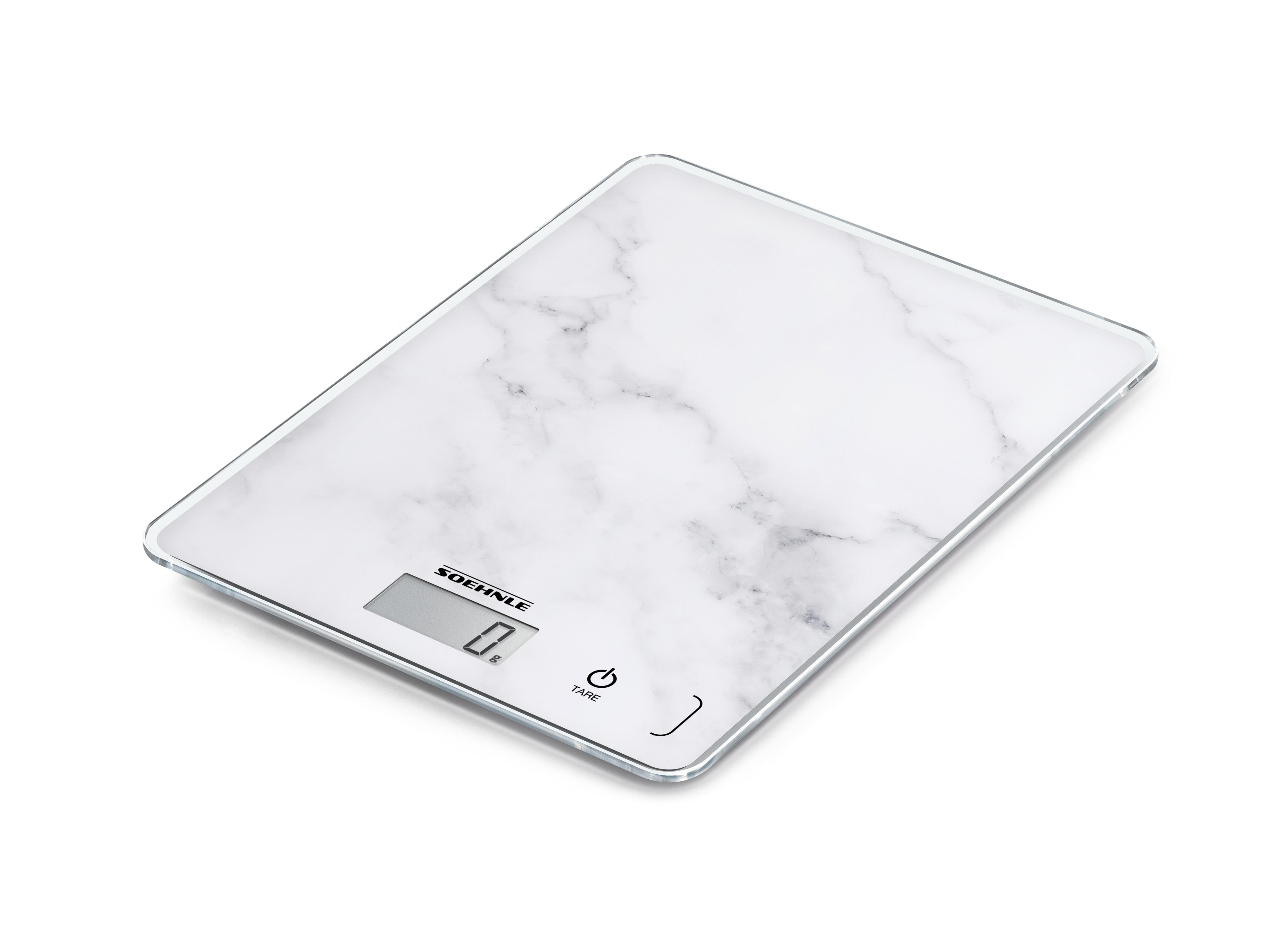 balanza de cocina digital gris  plata leifheit