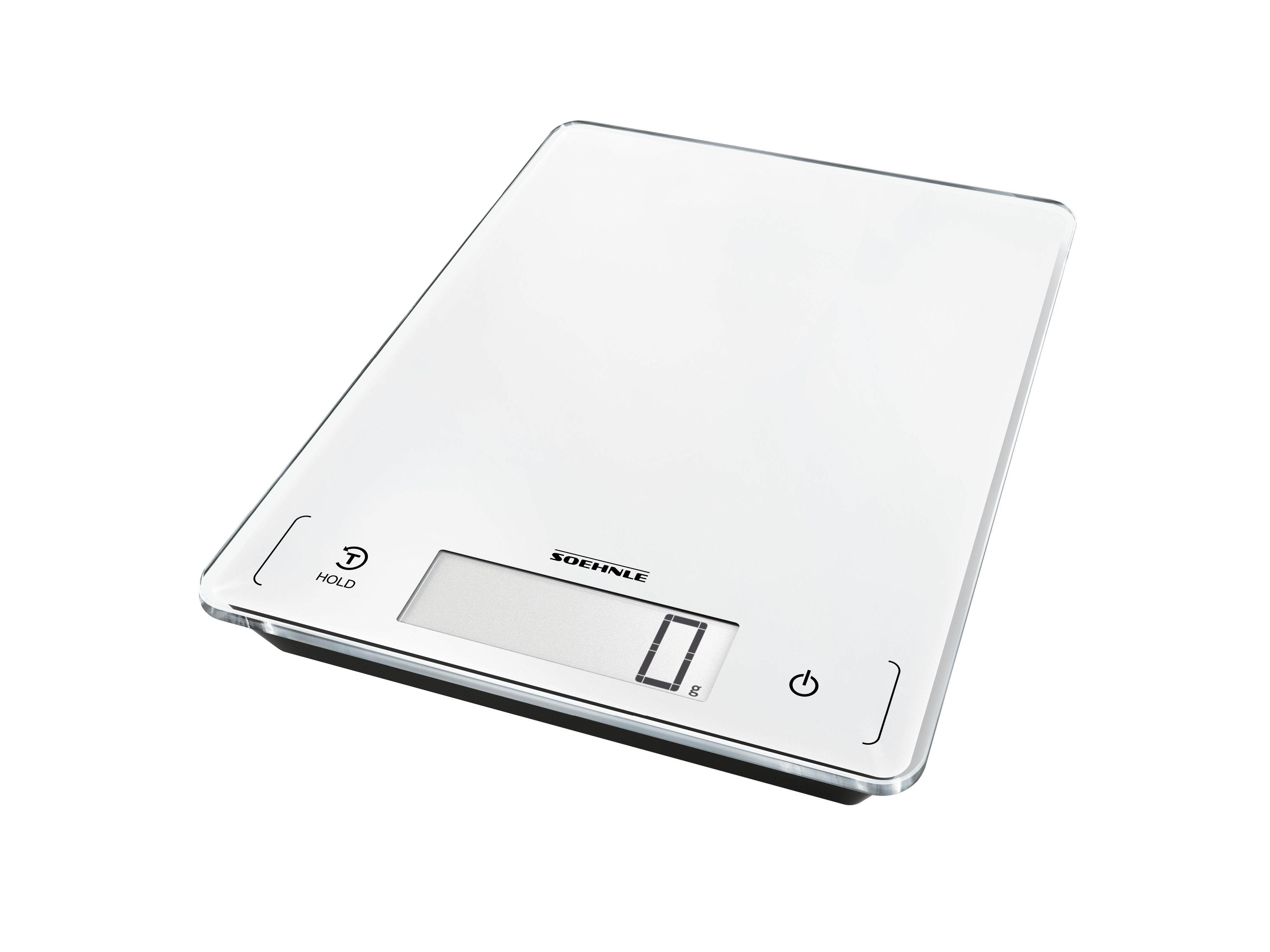 bascula de cocina digital page profi 300 blanco