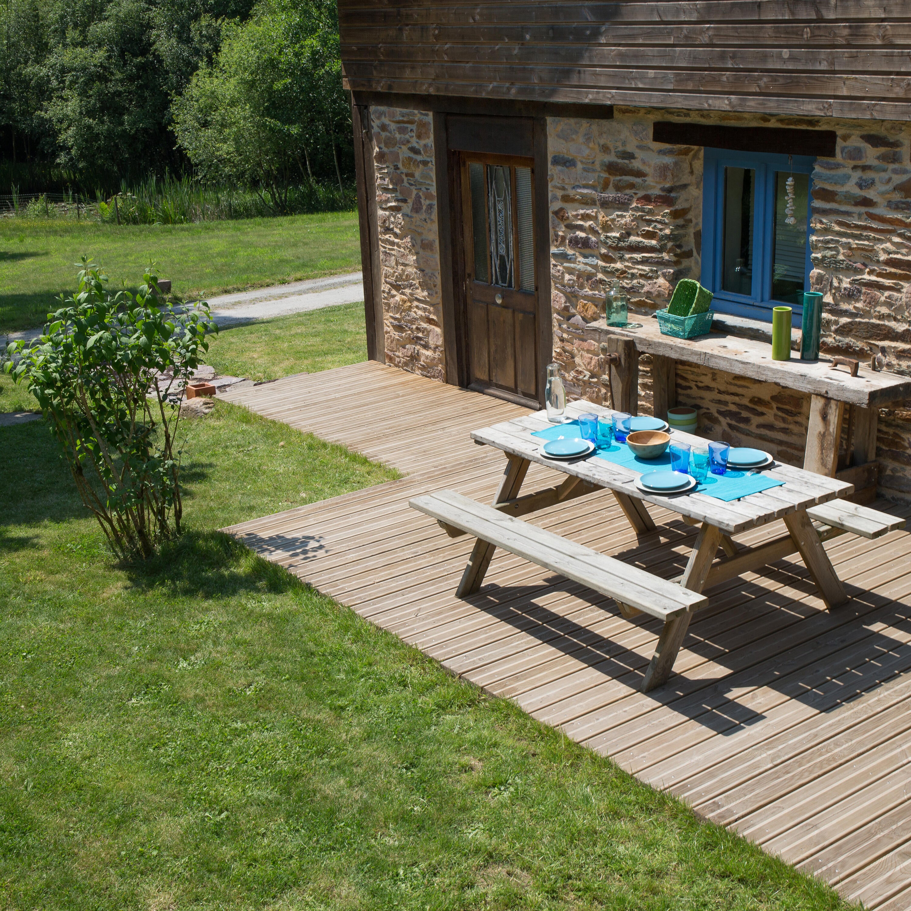 Lama madera de pino 14.5 x 240 cm y 27 mm verde ISB clase de uso 4 - 3