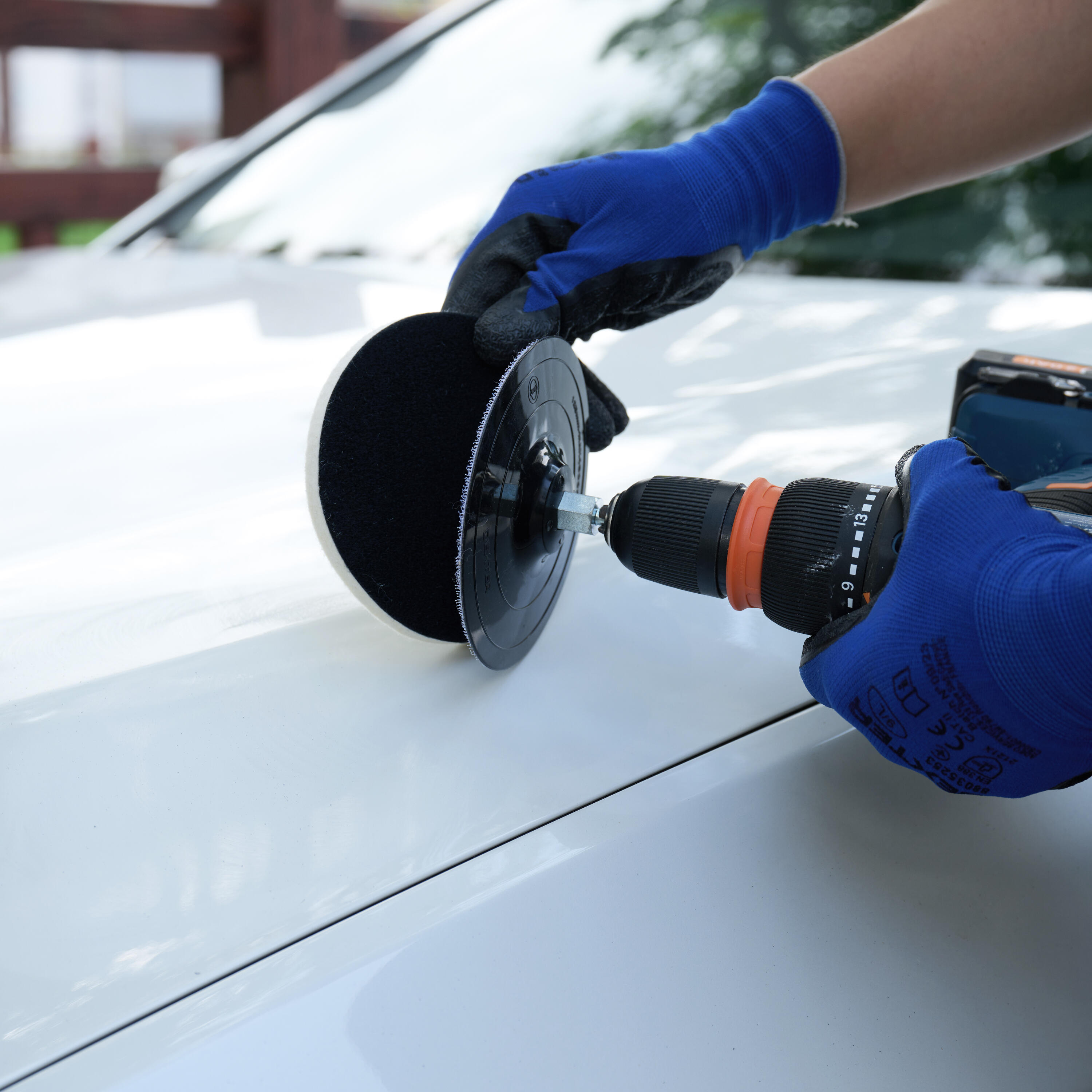 Prato suporte para almofas de polimento com berbequim Easyfix 125 mm Dexter - 7