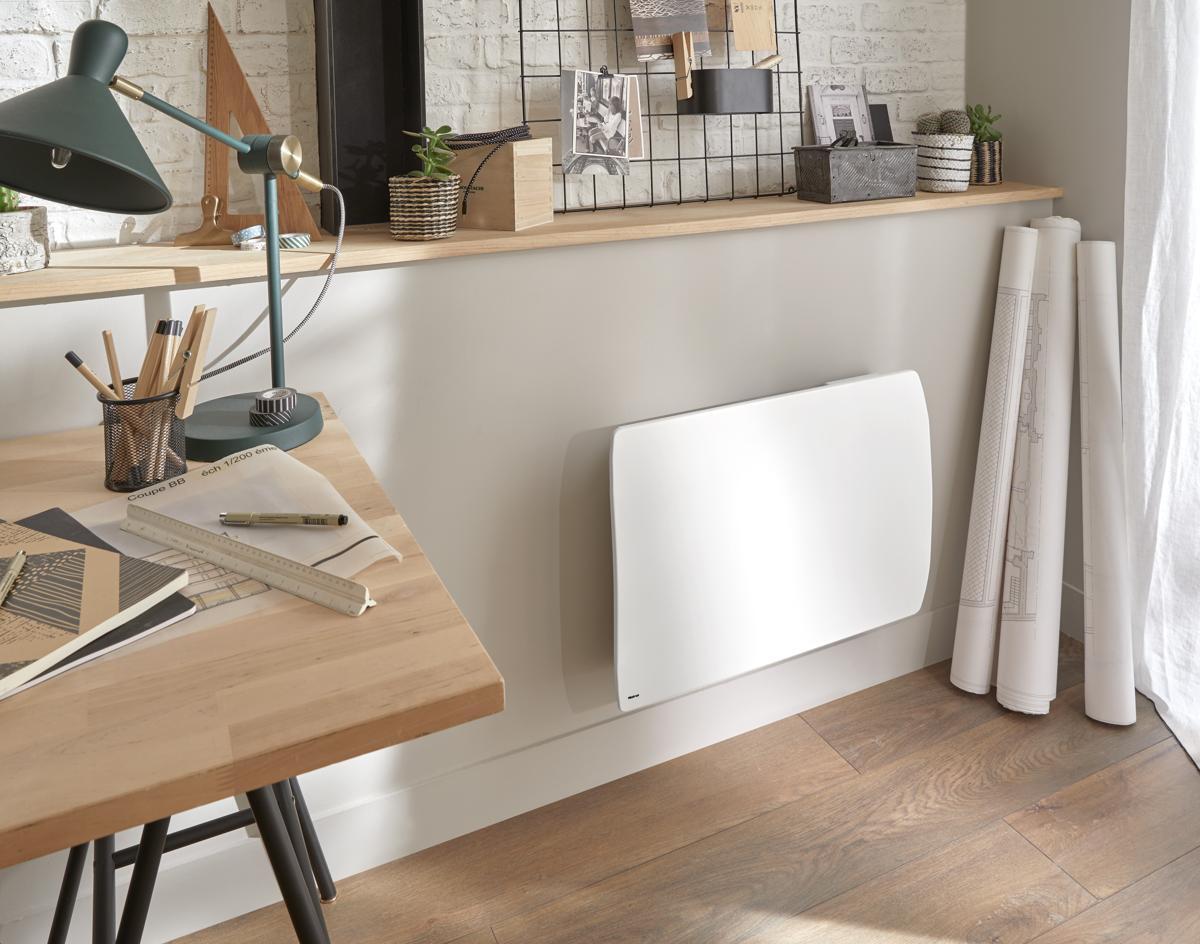 Radiateur électrique à chaleur douce 1500W Néo Noirot horizontal blanc - 3