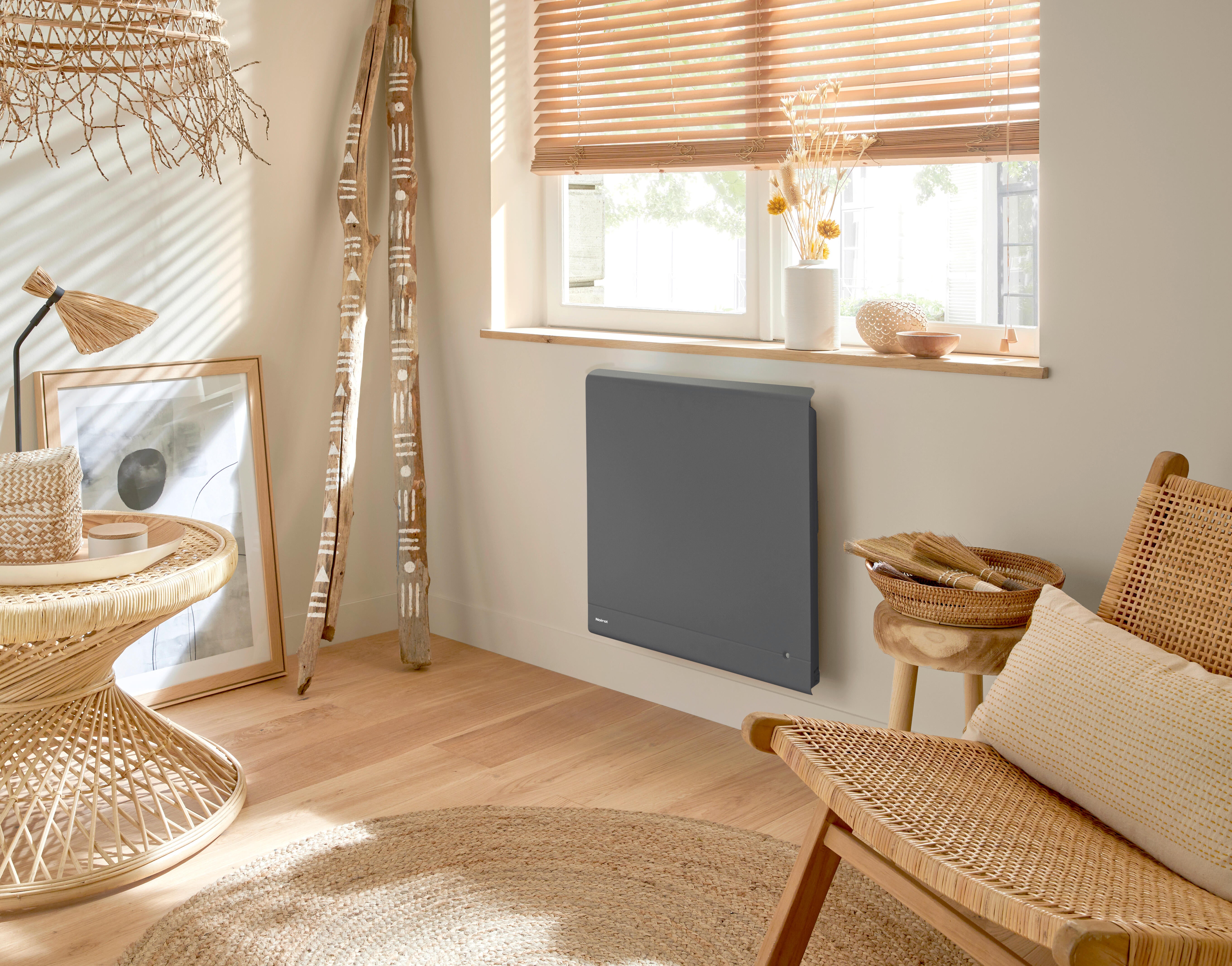 Radiateur électrique connecté à inertie sèche 1500 W NOIROT Caldera II - 3