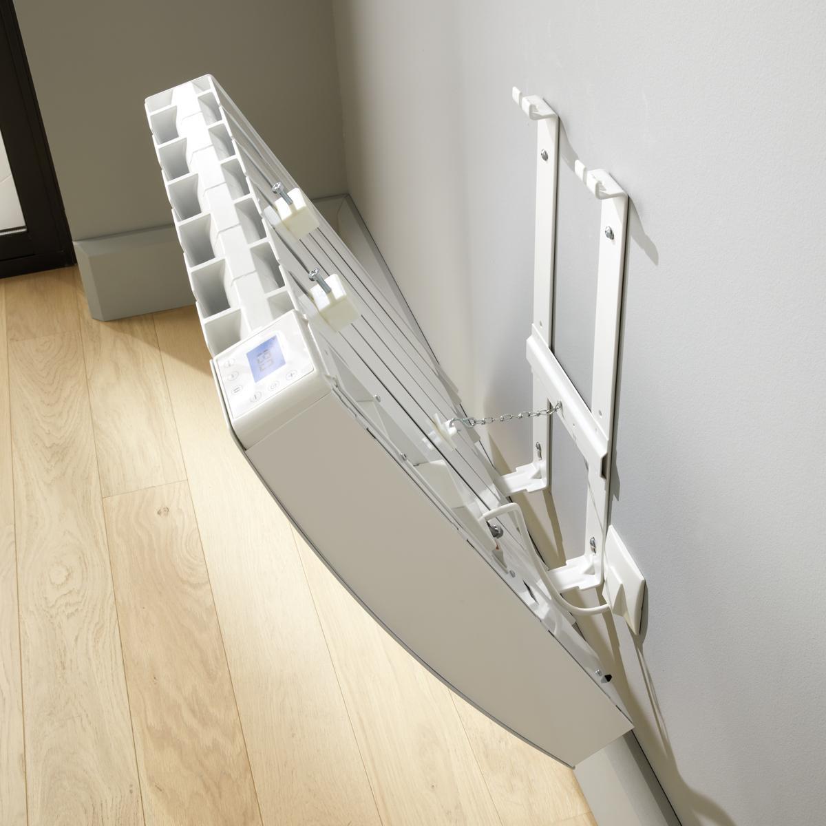 Radiateur électrique à inertie fluide Actiflo Noirot 1000W blanc - 4