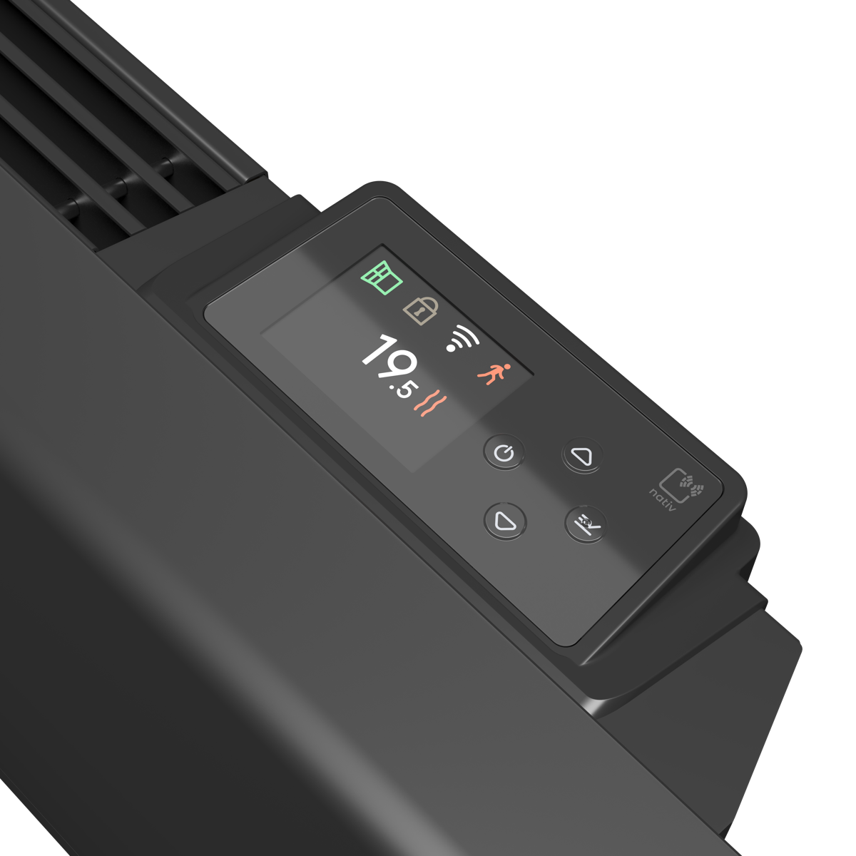 Radiateur électrique connecté à inertie sèche 1500 W NOIROT Caldera II - 2