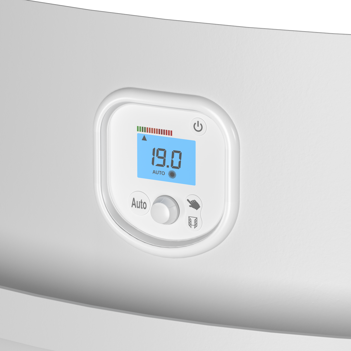 Sèche-serviettes électrique soufflant NOIROT, 500+700W Anuri blanc - 3