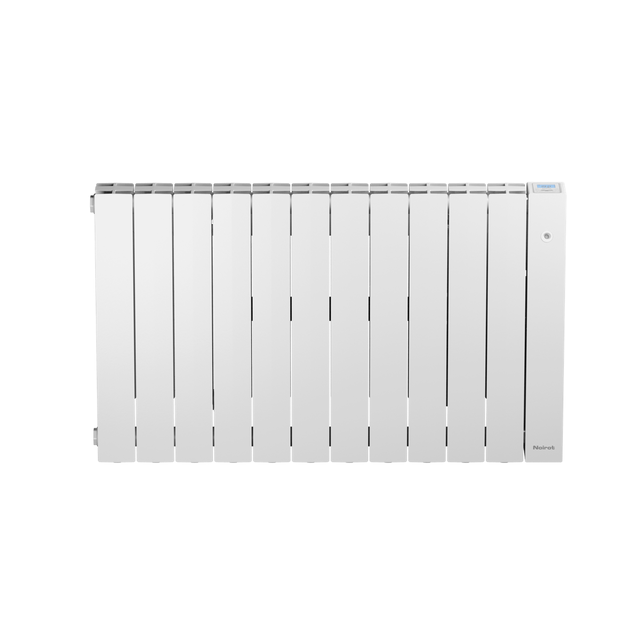 Radiateur électrique à inertie fluide 2000W Optiflo NOIROT horizontal blanc