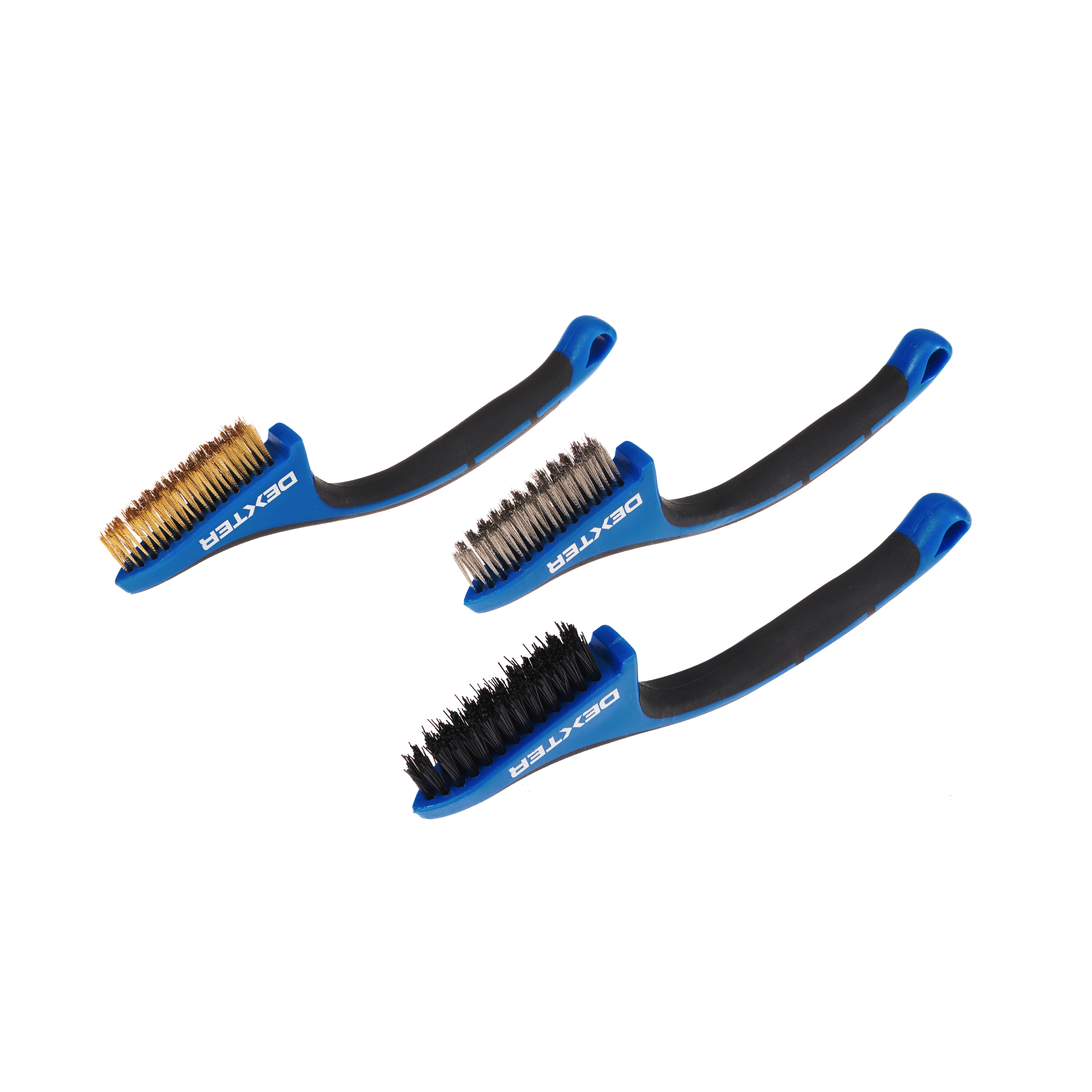 Conjunto de 3 escovas fina, super fina e de limpeza 165 mm Dexter - 2