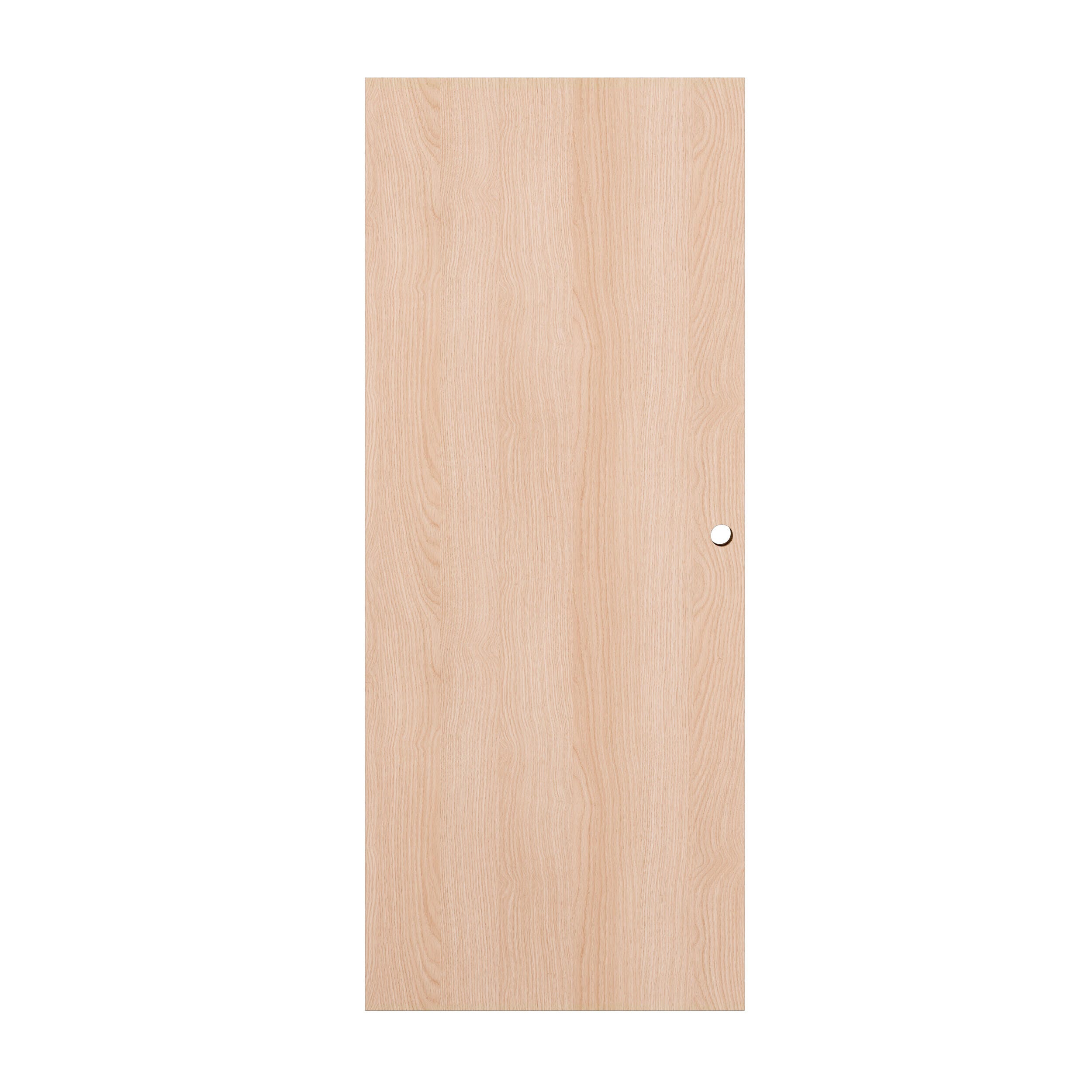 Porte coulissante Lia chêne clair prépercé, H.204 x l.73 cm ARTENS ...