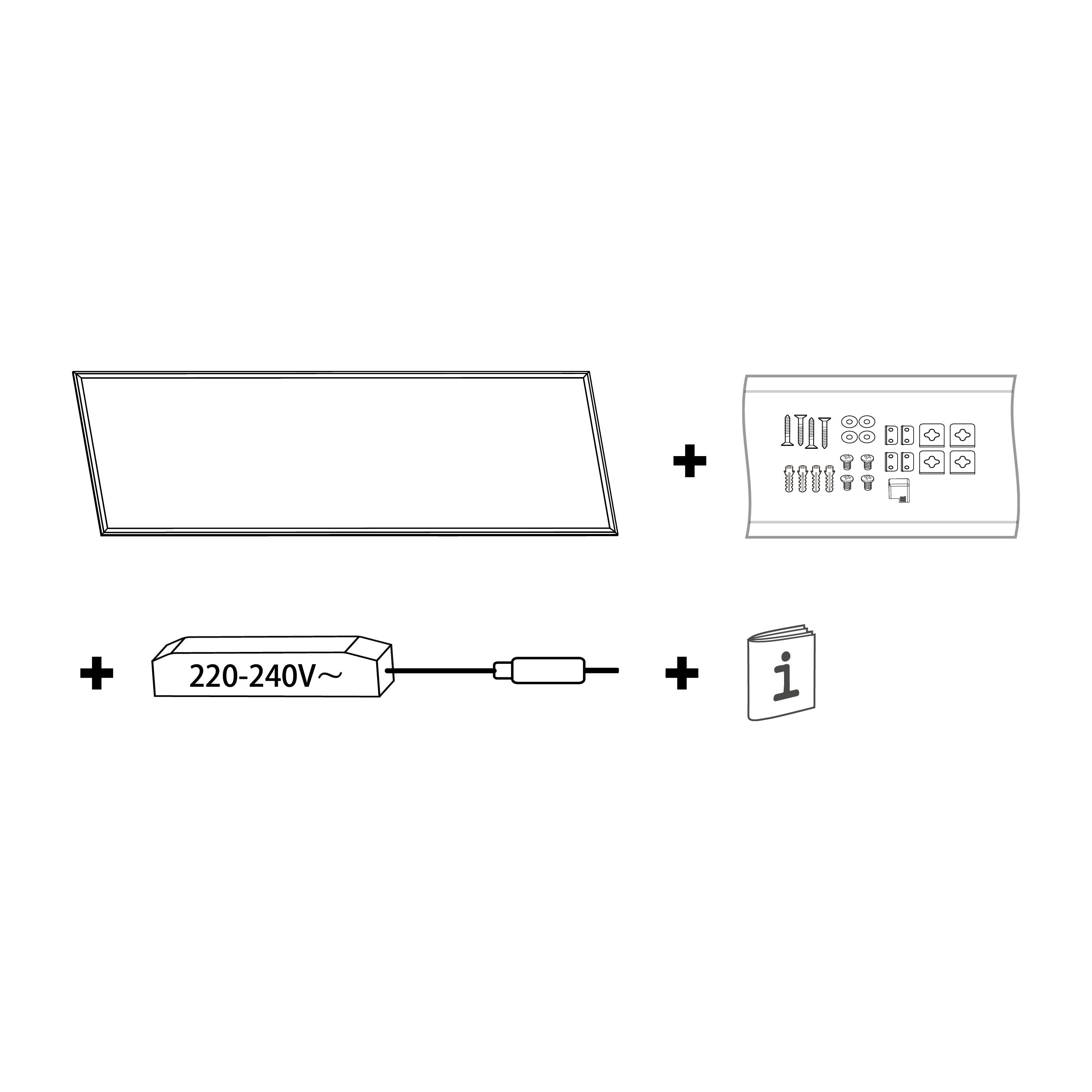 Dalle LED ZEIGER 30X120CM 4000K 5000LM - ZEIGER - 3