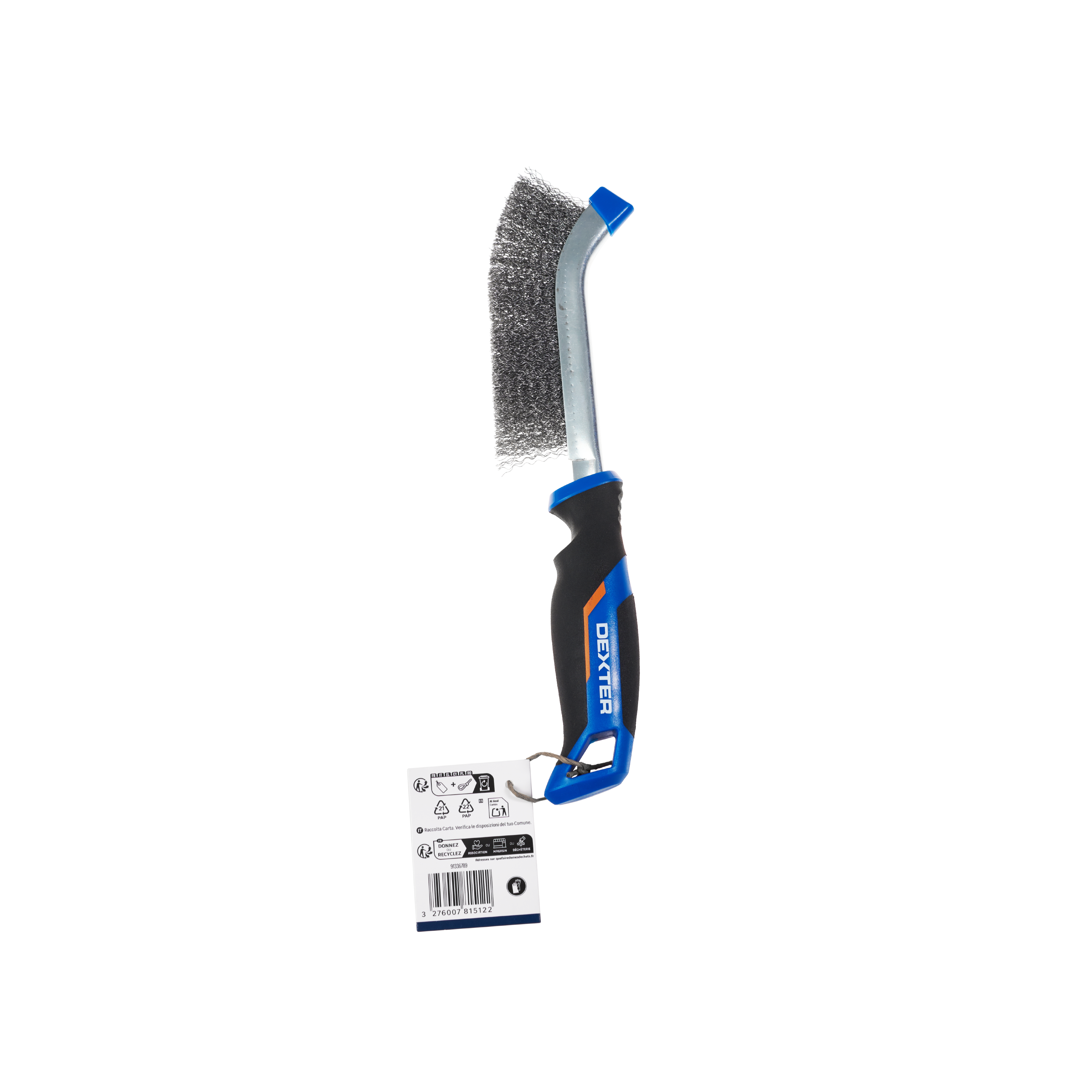 Spazzola manuale DEXTER setole filo ondulato  in acciaio 0.3 mm L27 cm - 7