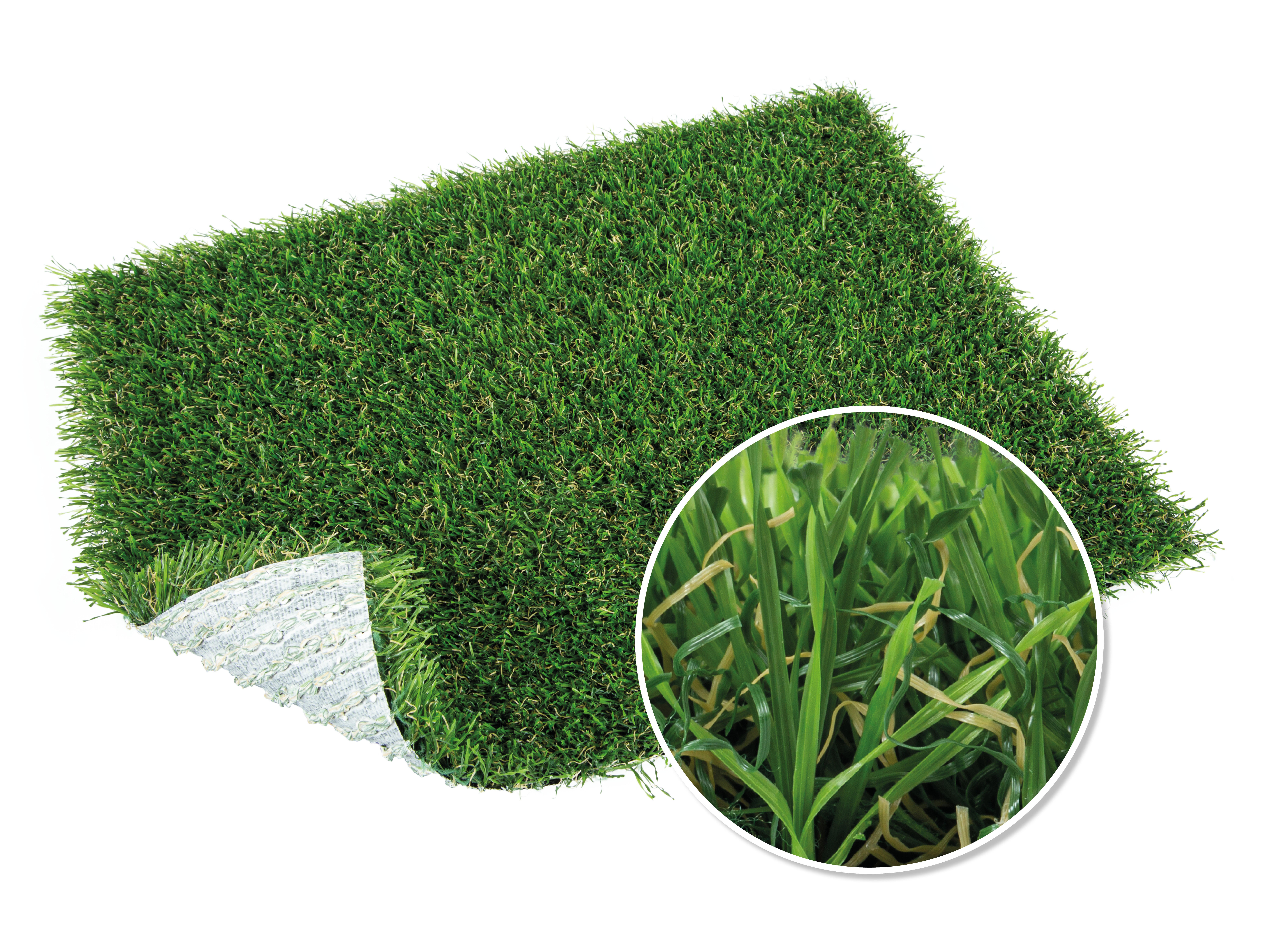 Rotolo di erba sintetica Sp 27 mm drenante e resistente ai raggi UV 5 x 1 m, 5 m² NATERIAL DEVA - 2