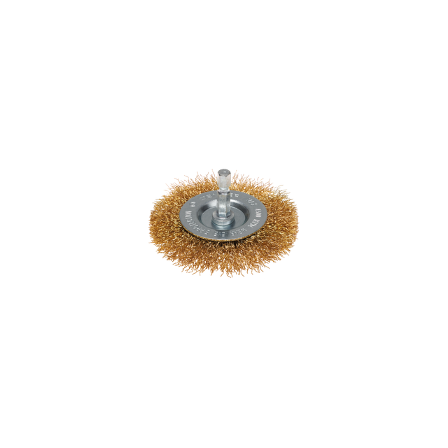 Cepillo taladro Disco 75mm laton DEXTER