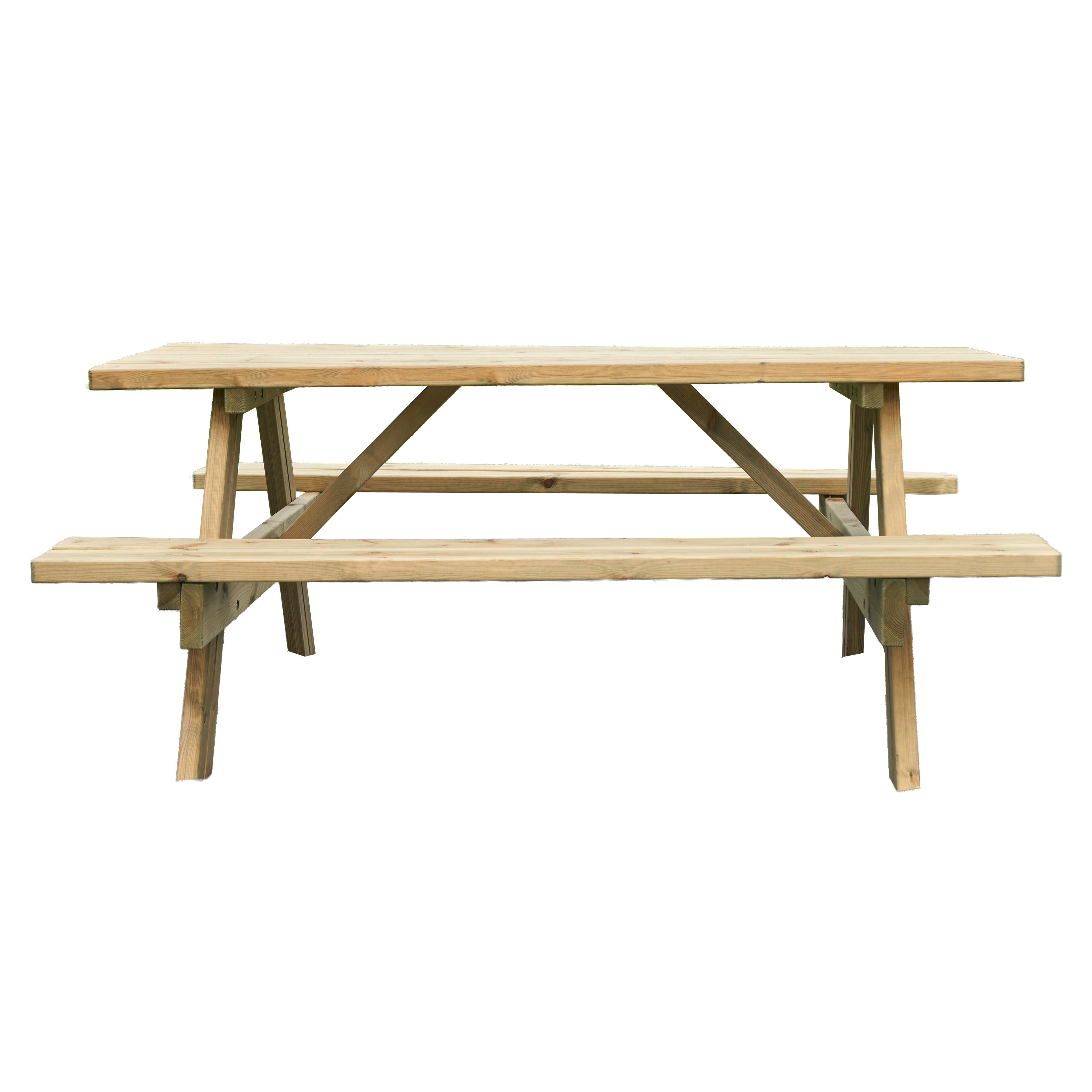 Table forestière pic nic en bois 6 personnes - 2