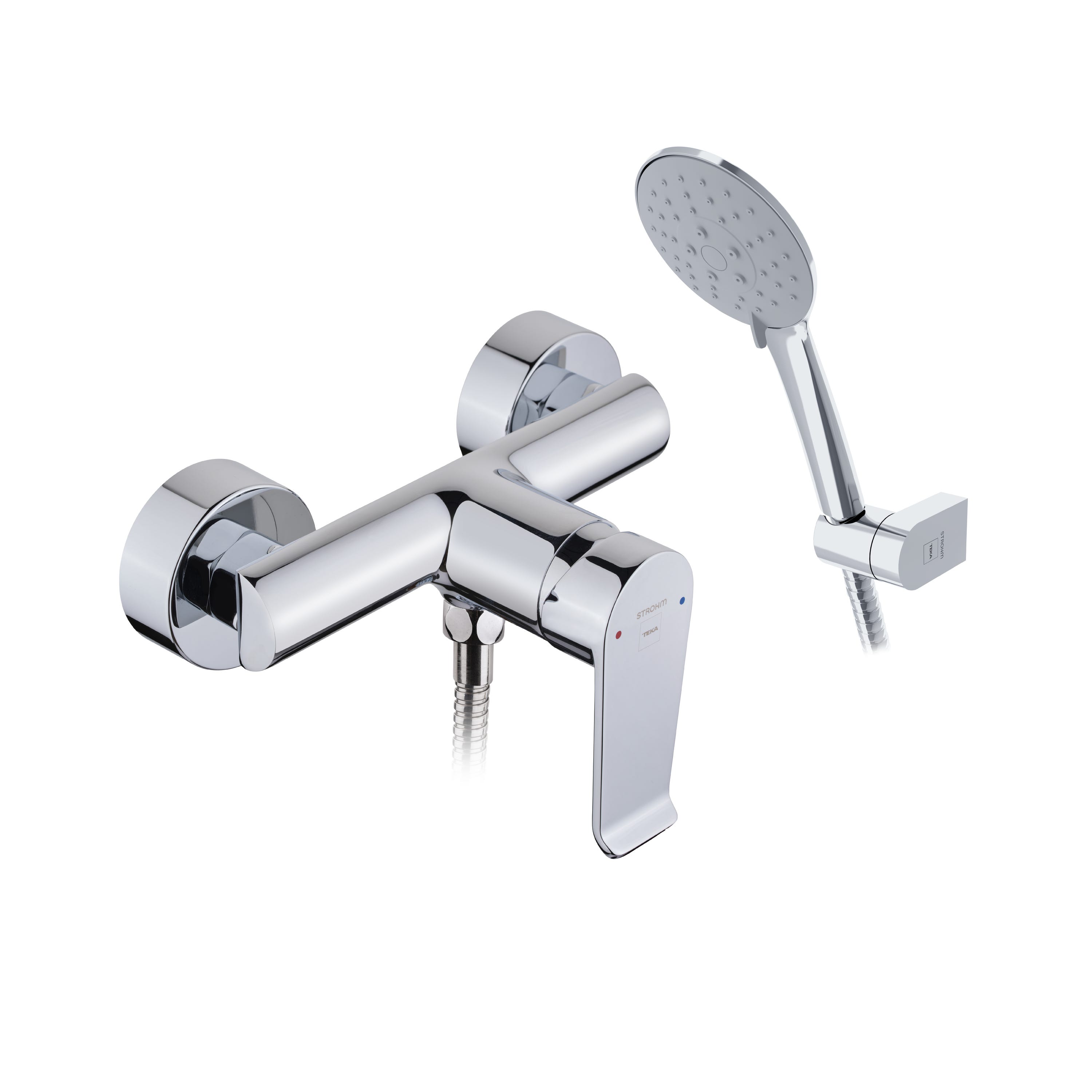 Grifo ducha monomando Strohm Teka Ethika cromo Leroy Merlin