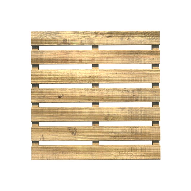 Estrado madeira pinho silvestre classe 3 verde 30 mm 50x50cm CERLAND