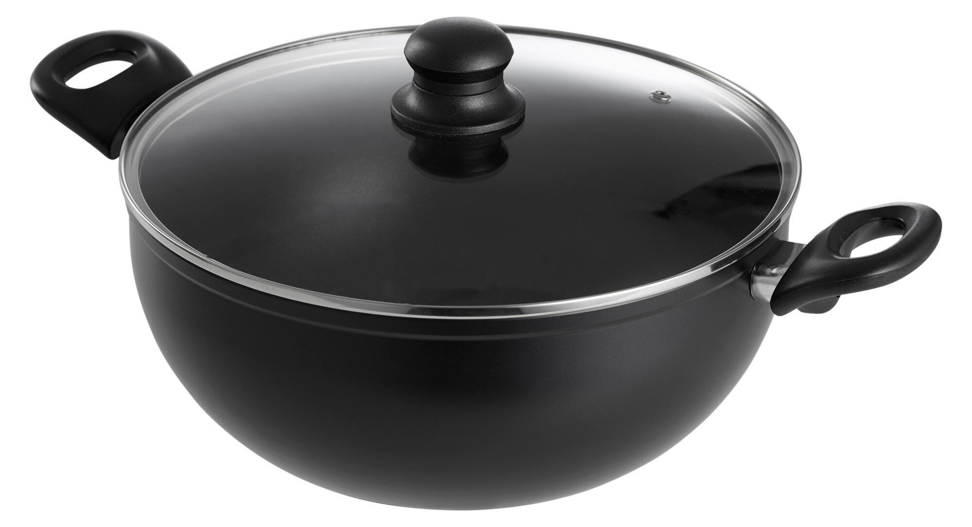 Cacerola de aluminio con tapa d28cm 5l