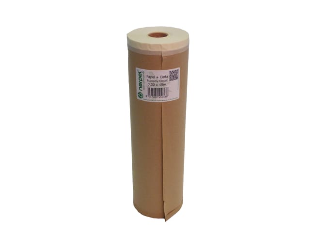 CAJA PAPEL C/CINTA RECICL 30CMX45M 11UD - 1