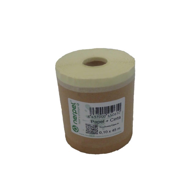 CAJA PAPEL C/CINTA RECICL 10CMX45M 33UD