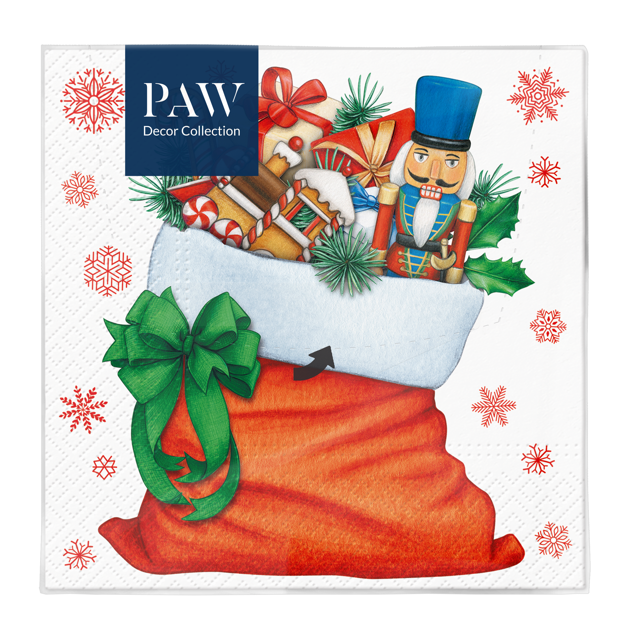 Serwetki świąteczne Bag With Gifts 33 x 33 cm 20 szt.