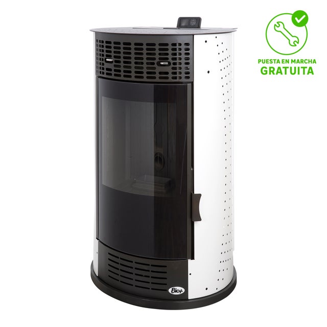 Estufa de pellet BIO+ 14 kW acero