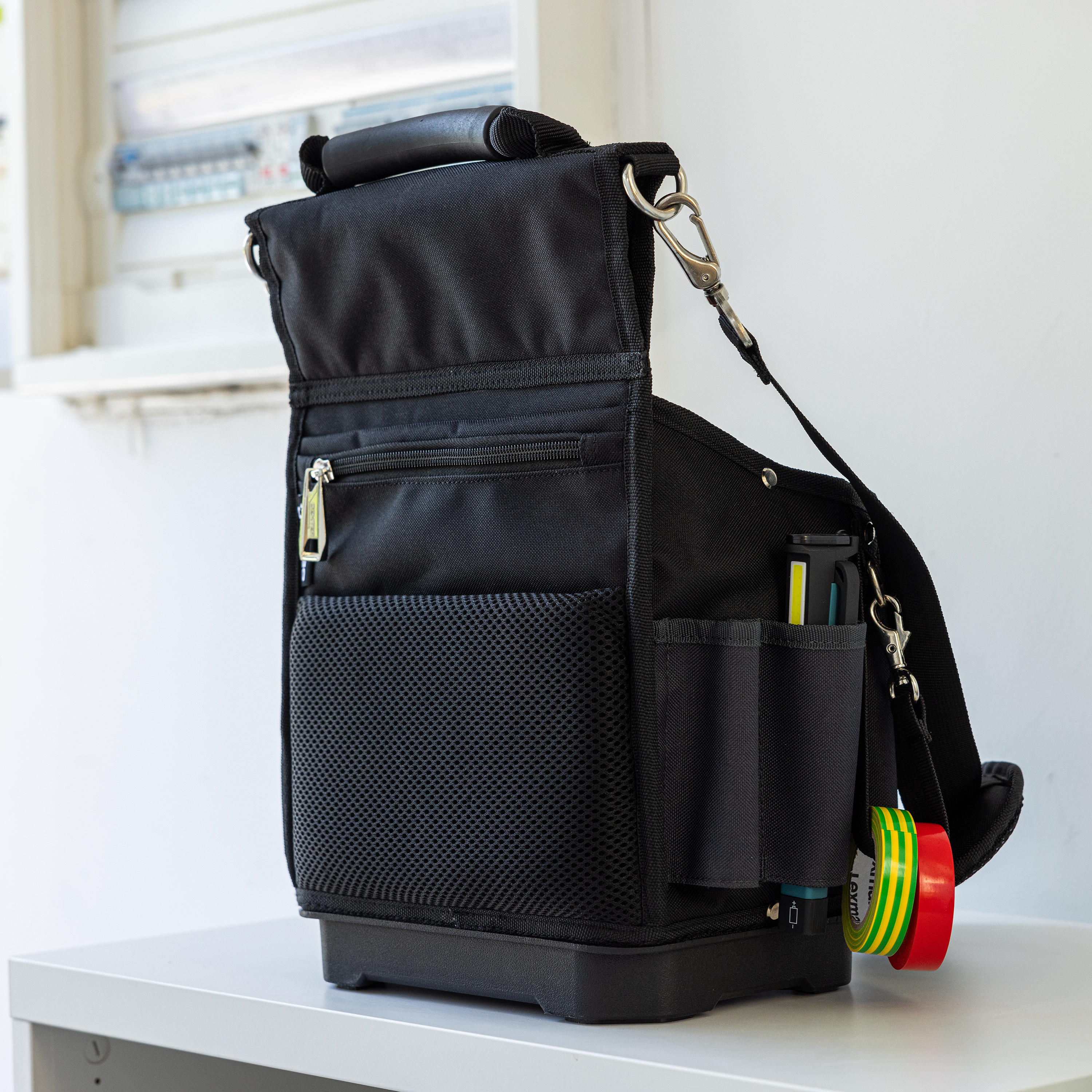 Sac porte outils électricien, 12l DEXTER PRO - 5