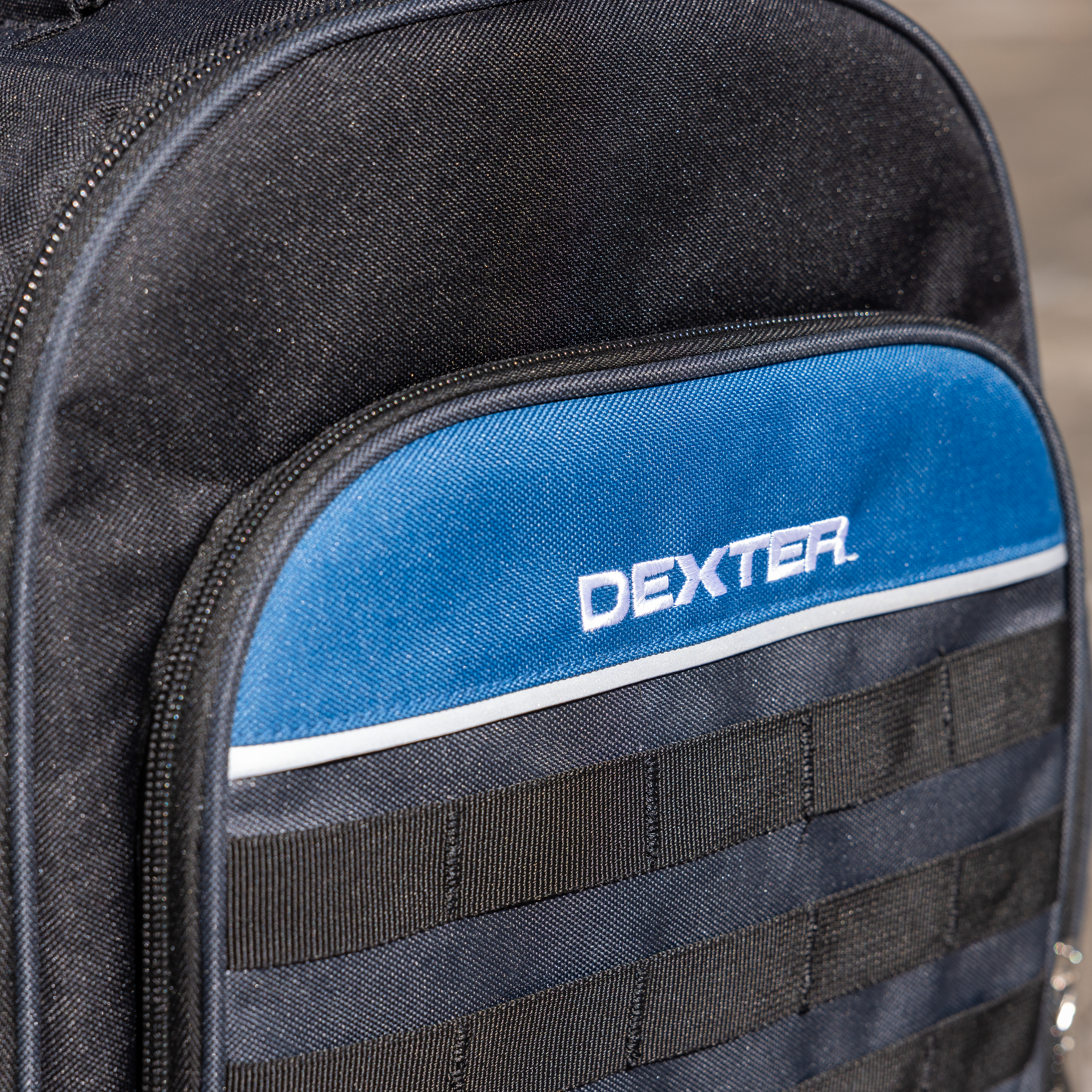 Mochila porta ferramentas 30 litros poliéster 37x43x19 cm Dexter - 6