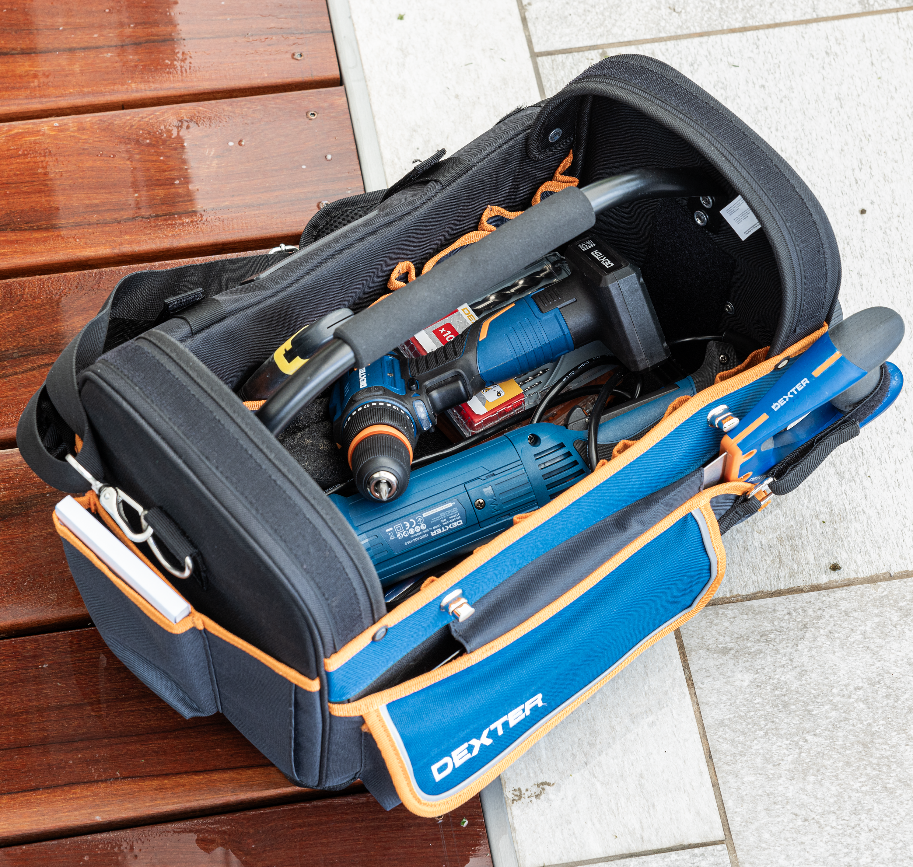 Sac à outils fond rigide, 30l DEXTER - 7