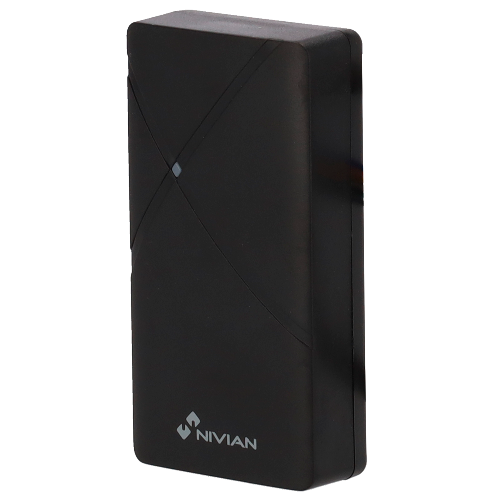 Control de acceso autónomo nivian acceso por tarjeta em negro con lector rfid