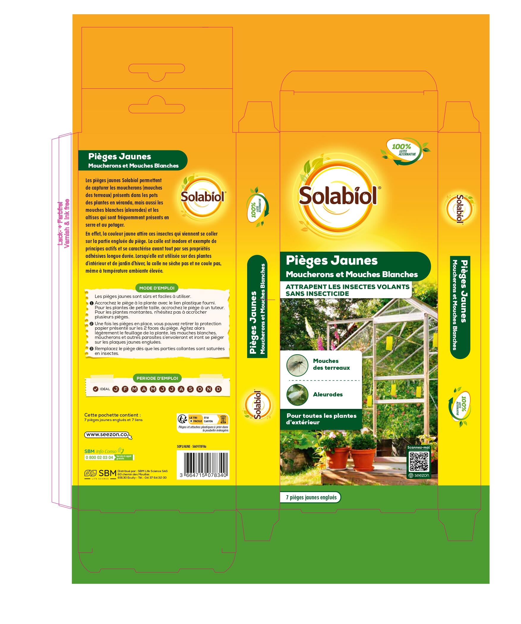 Piège à moucherons, Sopijaune SOLABIOL - 6