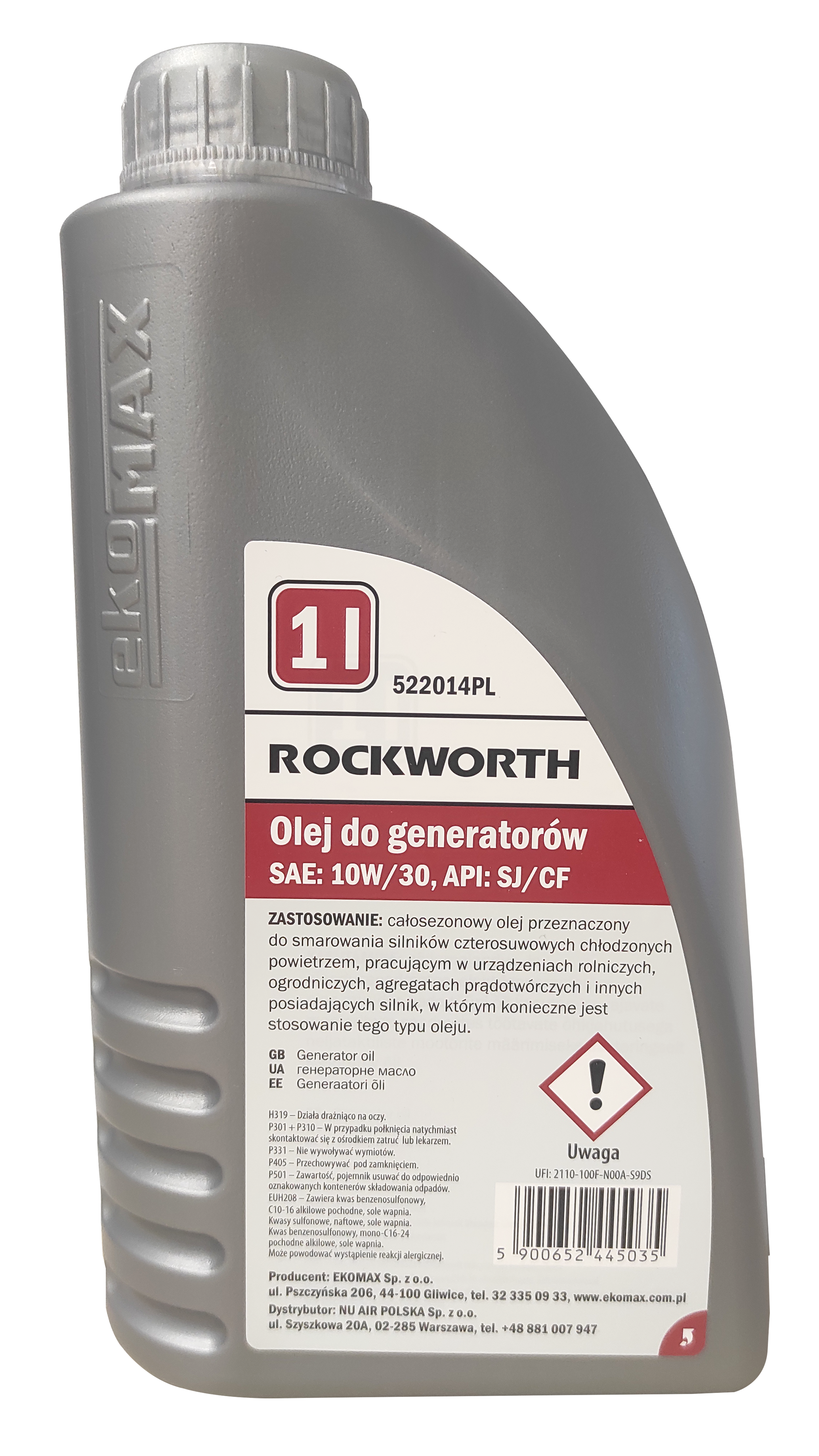 Olej do generatorów 1l 522014PL ROCKWORTH