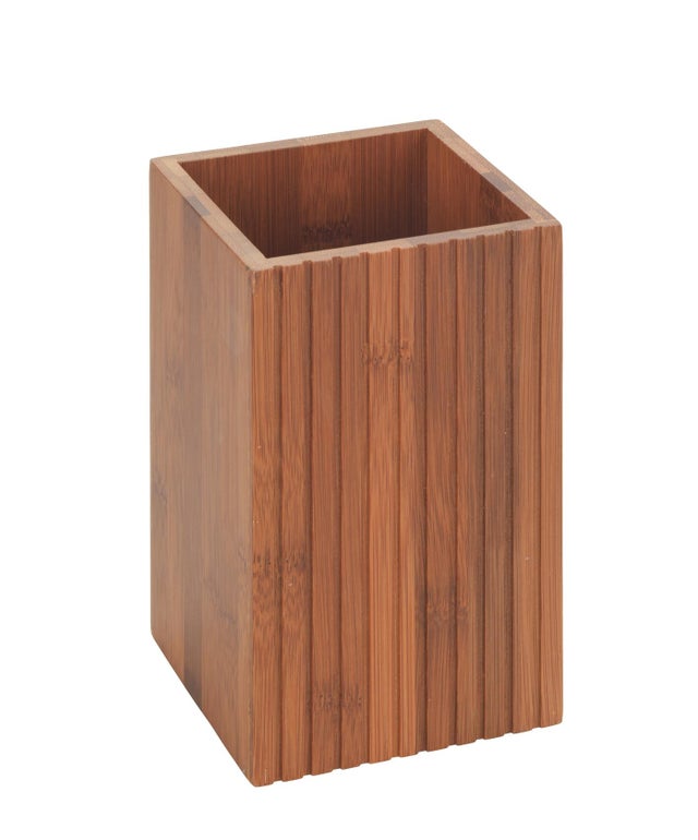Porte-ustensiles bambou WENKO L.11 x H.18 cm