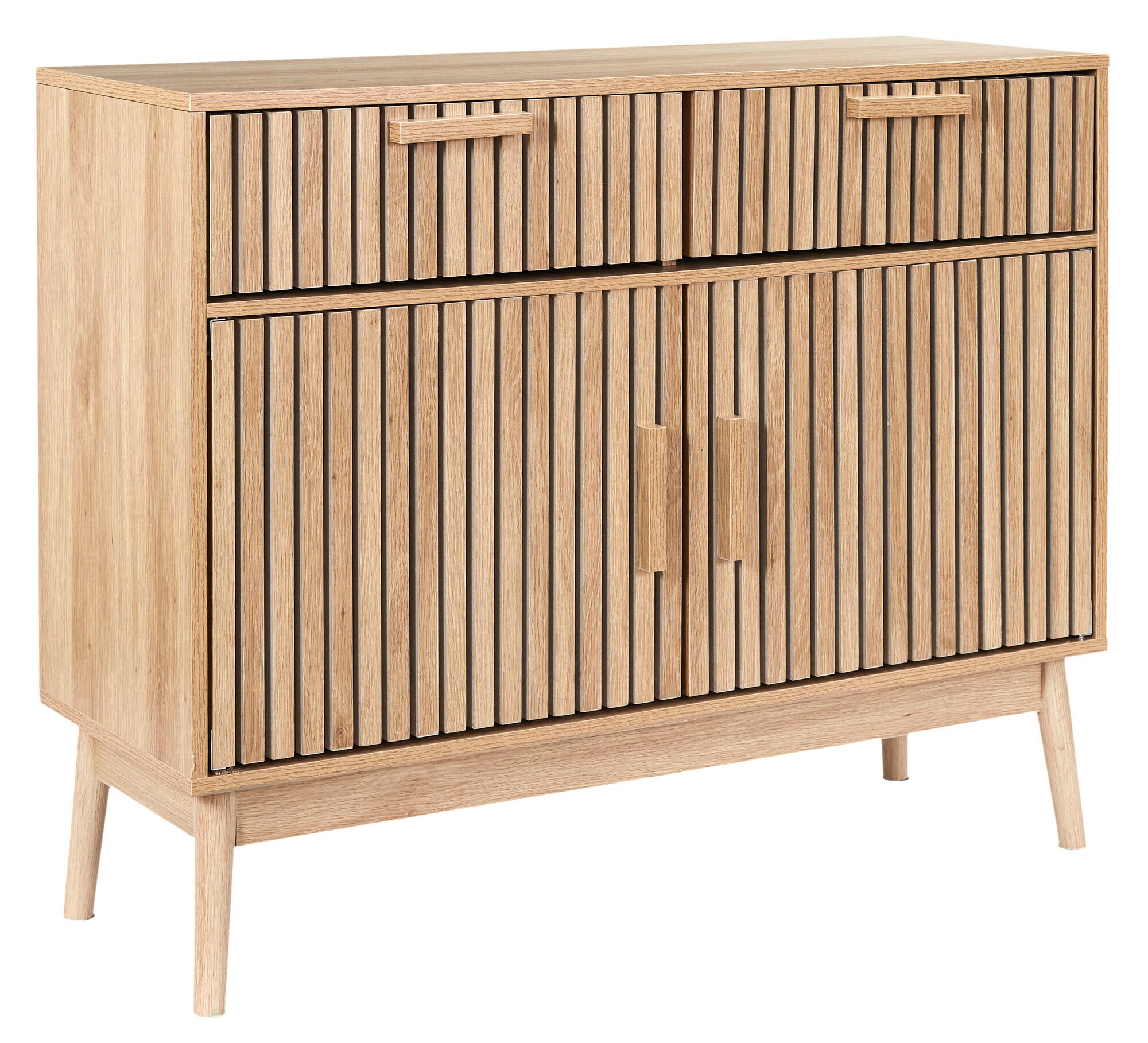 Aparador klaus roble natural 100x80x35cm