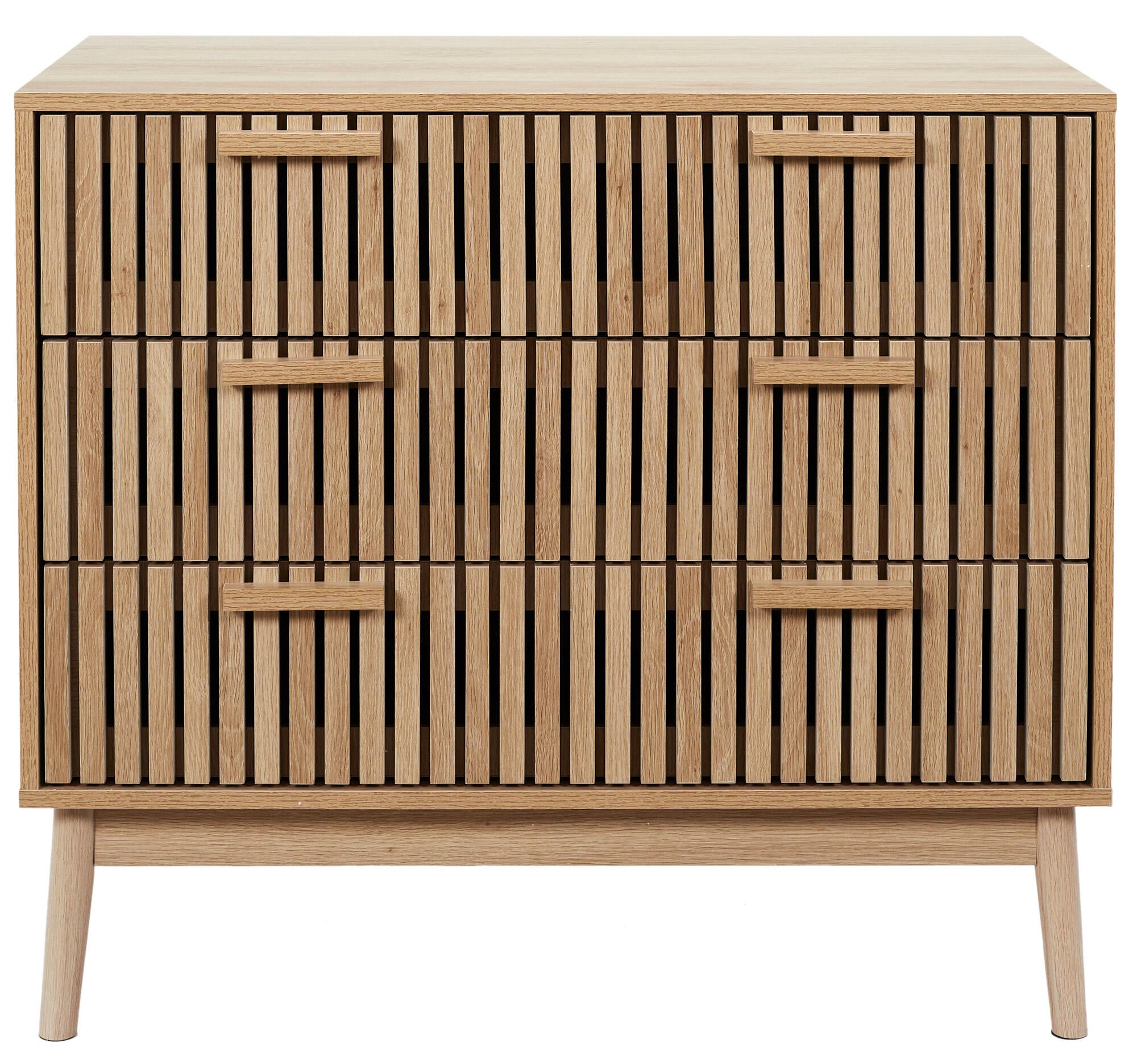 Cómoda con 3 cajones Klaus 100x35cm roble - 6