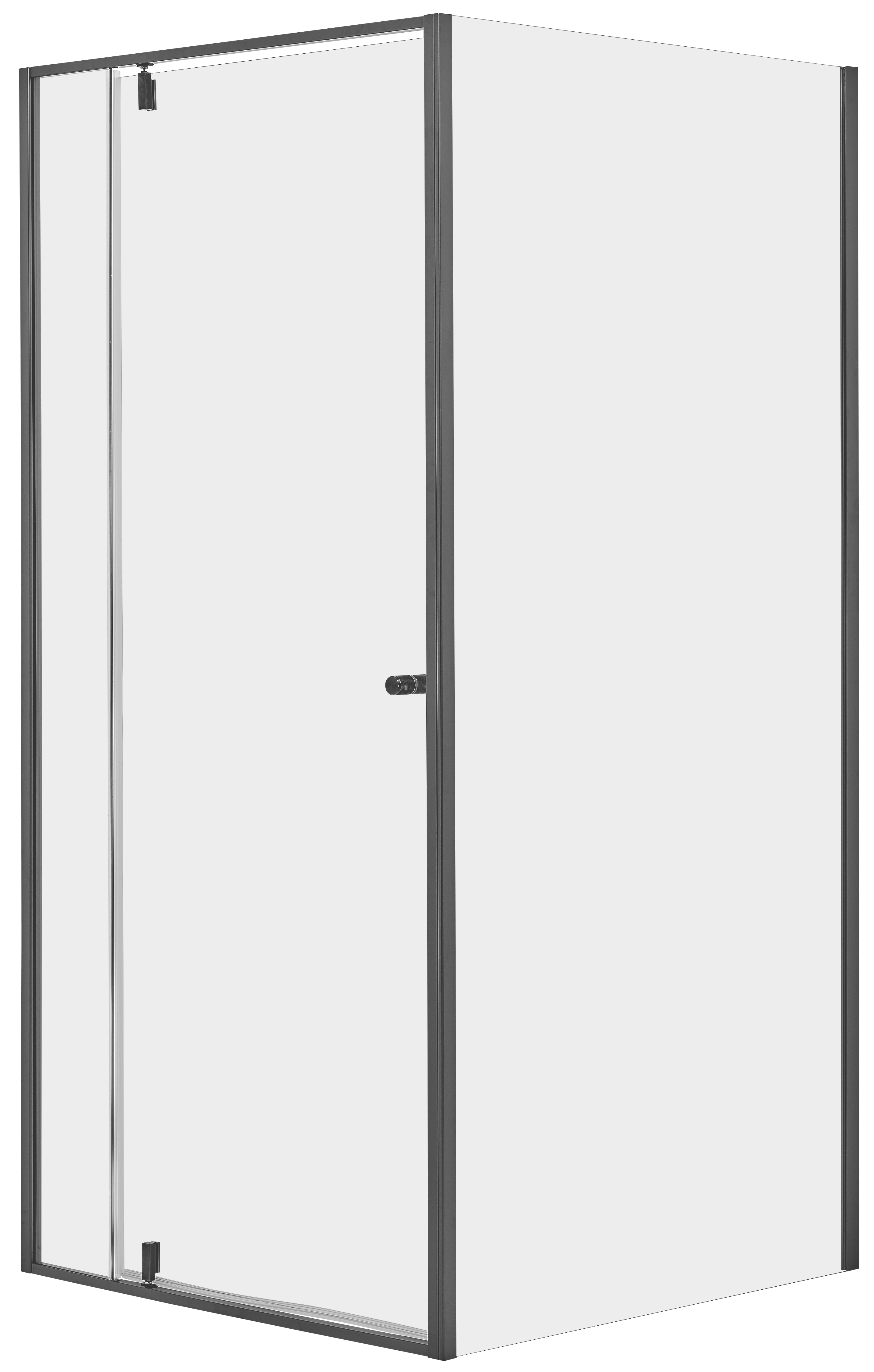 Kabina prysznicowa Contour 100x100x200 cm czarna Sealskin